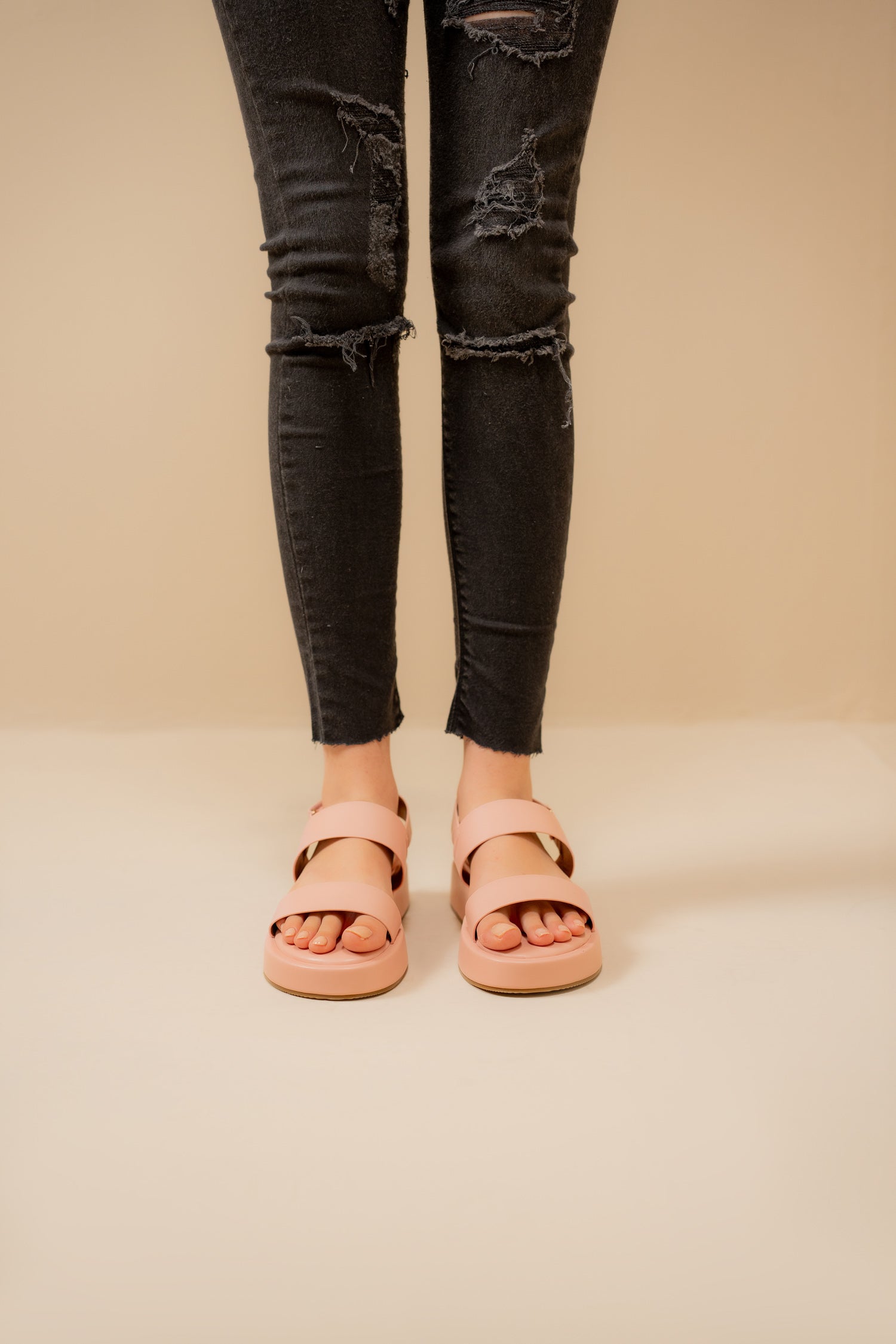 Pink Everyday Flatform Sandals