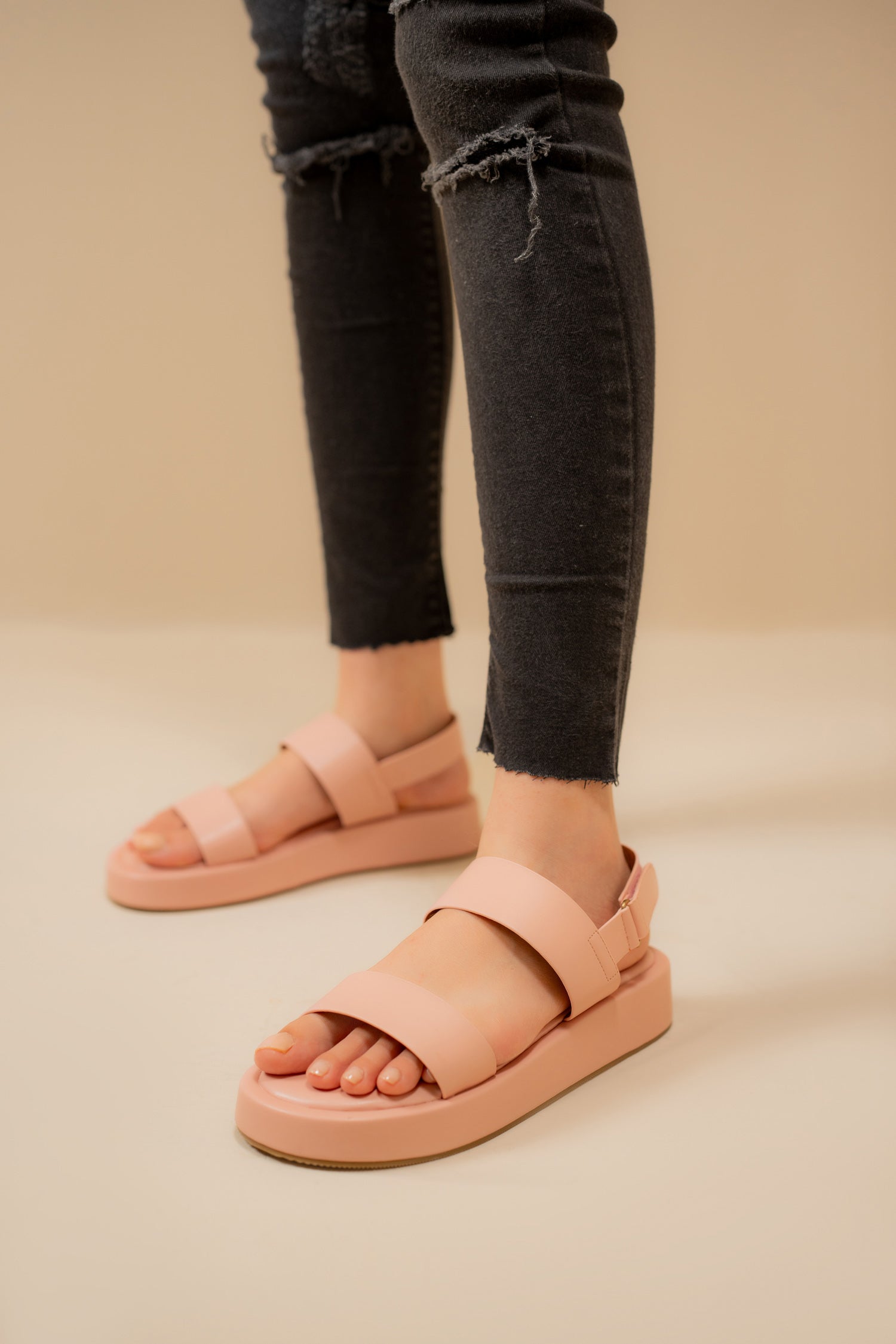 Pink Everyday Flatform Sandals