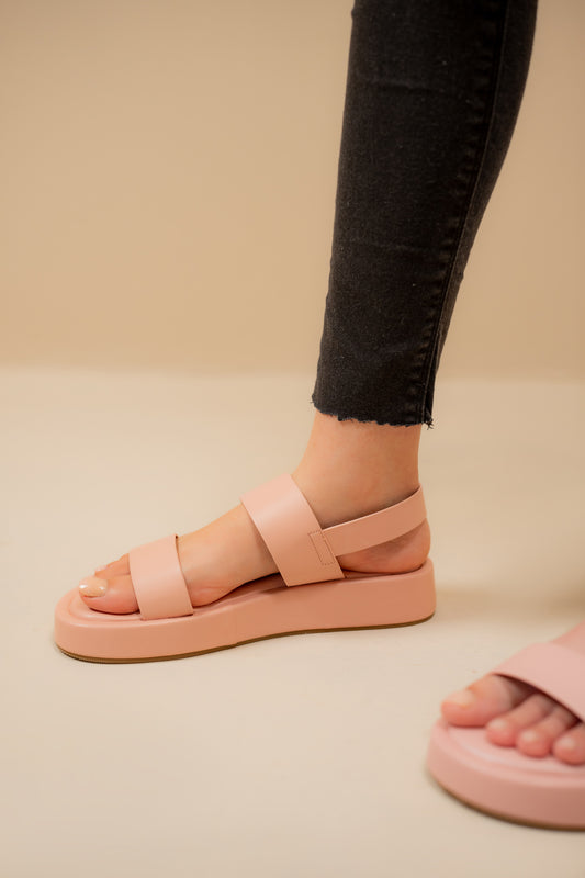 Pink Everyday Flatform Sandals