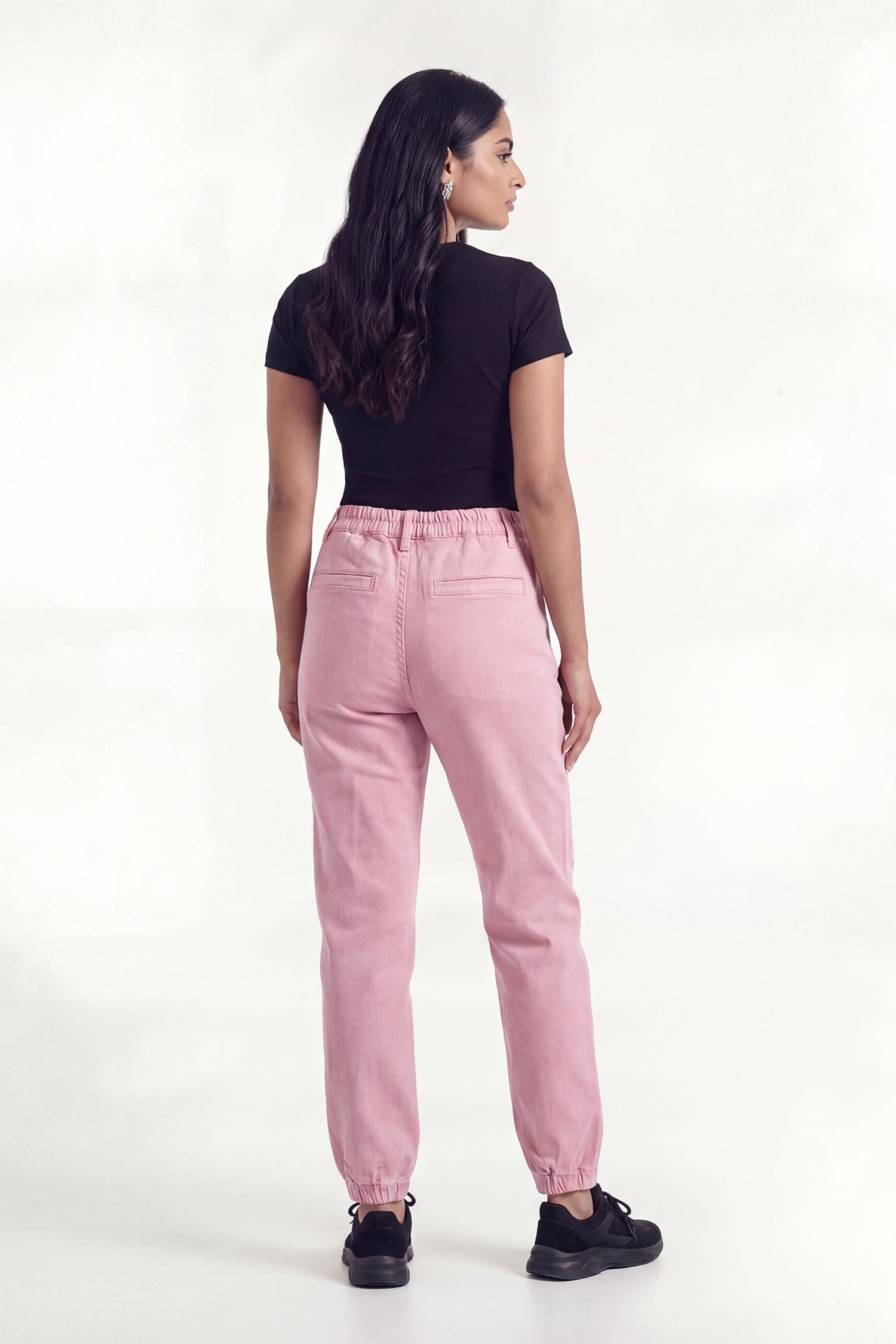 Pink Jog Fit Jeans - Hustle N Holla