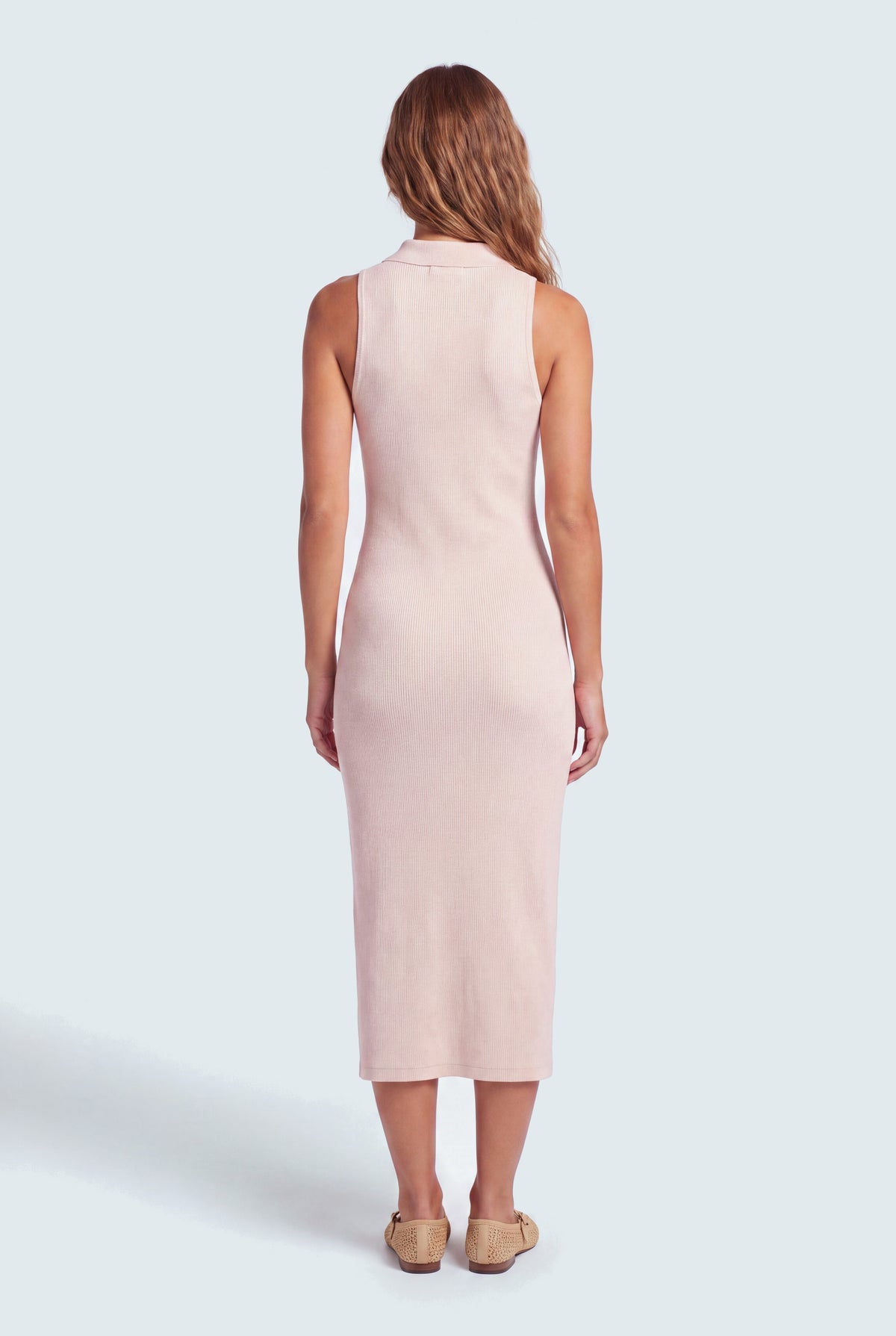 Pink Slim Fit Polo Dress - Hustle N Holla
