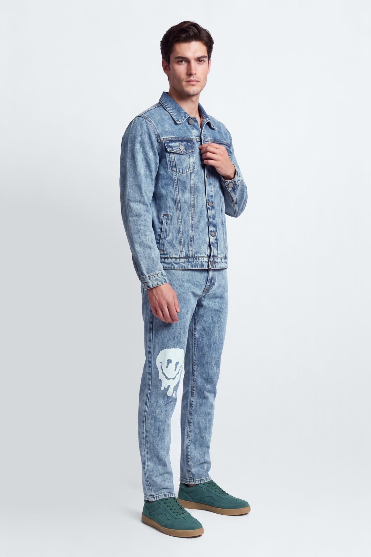 Raw Blue Denim Jacket - Hustle N Holla