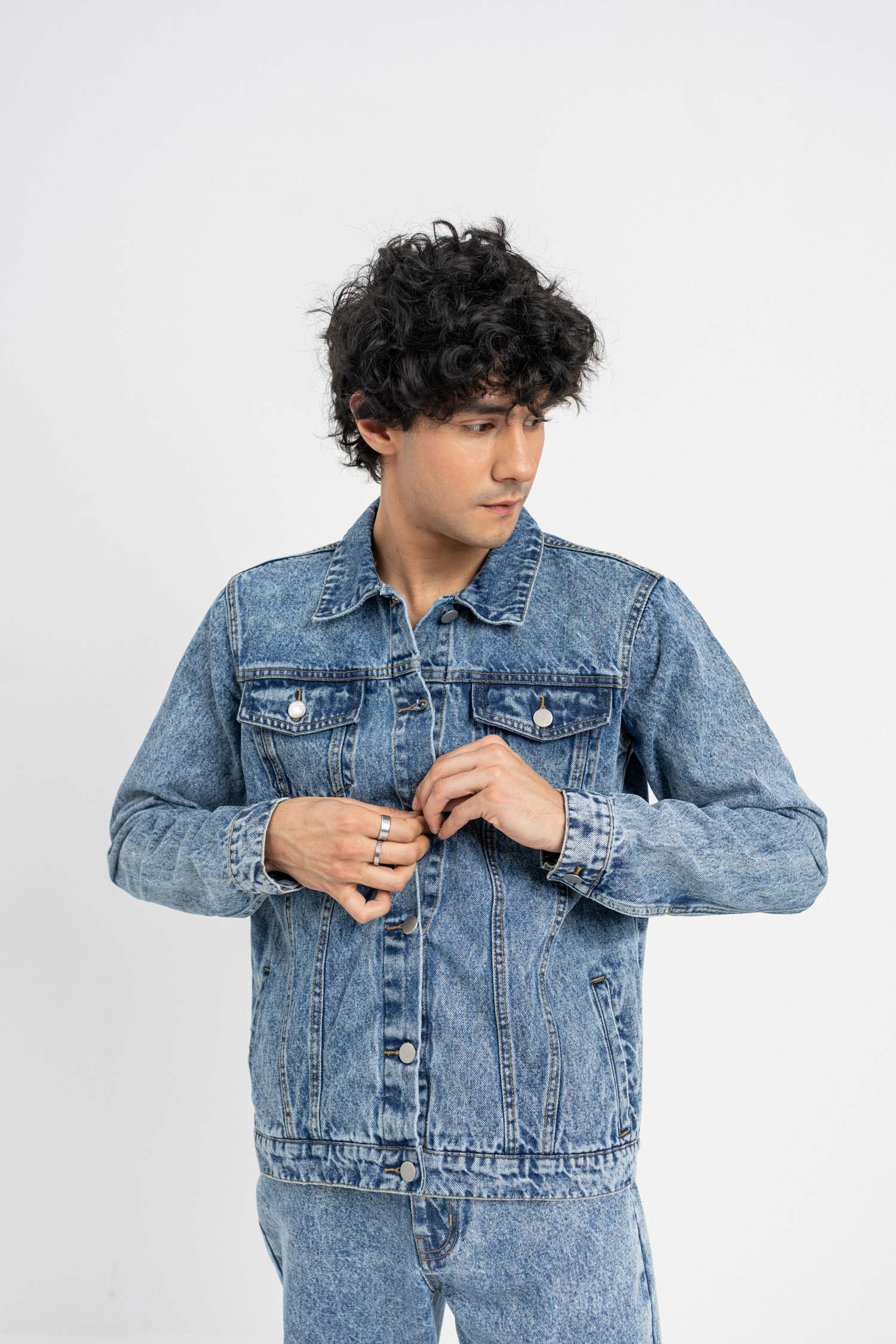 Raw Blue Denim Jacket - Hustle N Holla