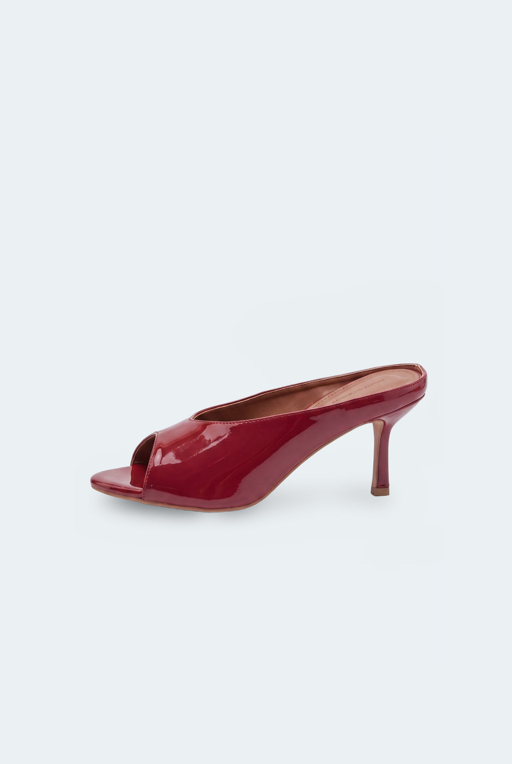 Red Patent Leather Open Toe Heels - Hustle N Holla