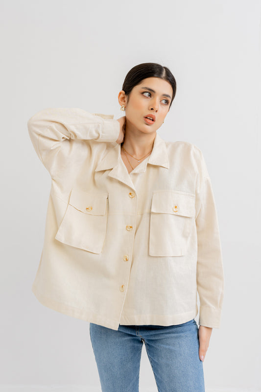 Relax Fit Button Minor Fault Down Shirt - Hustle N Holla