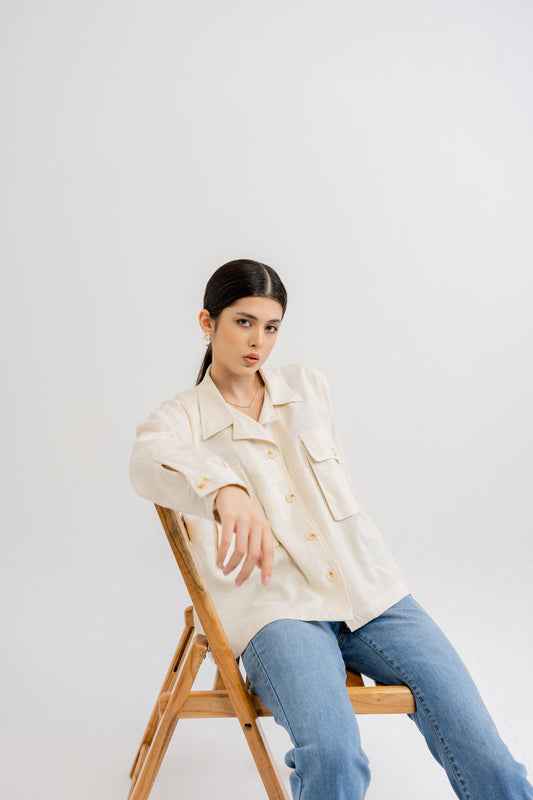 Relax Fit Button Minor Fault Down Shirt - Hustle N Holla