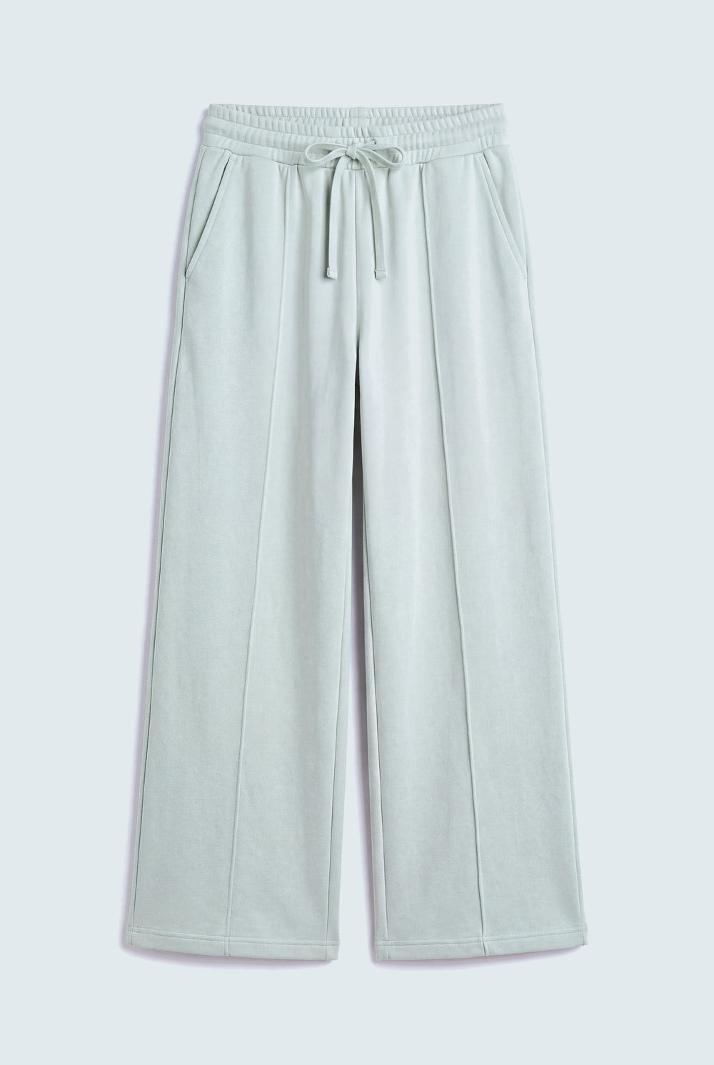 Sage Green Wide Leg Sweatpants - Hustle N Holla