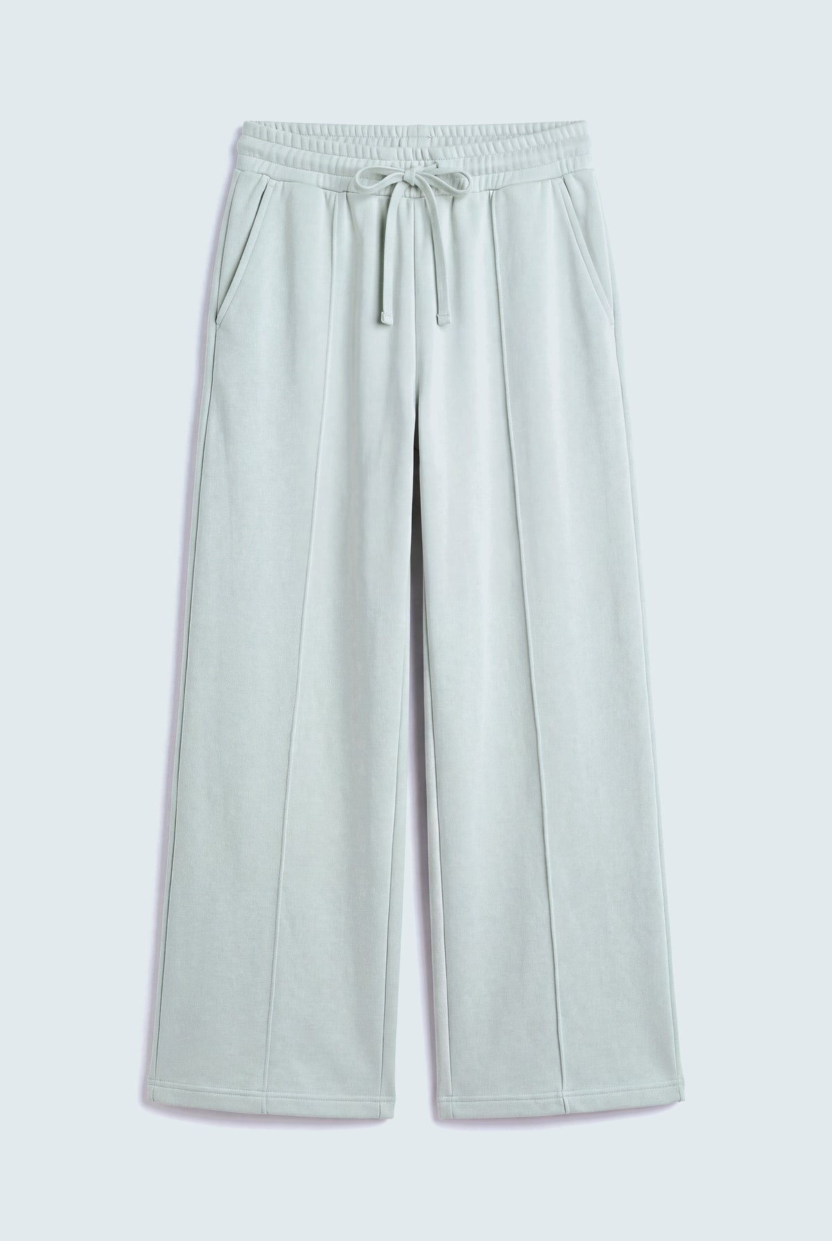 Sage Green Wide Leg Sweatpants - Hustle N Holla