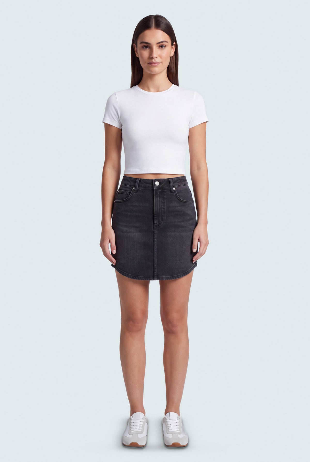 Short Denim Skirt - Hustle N Holla