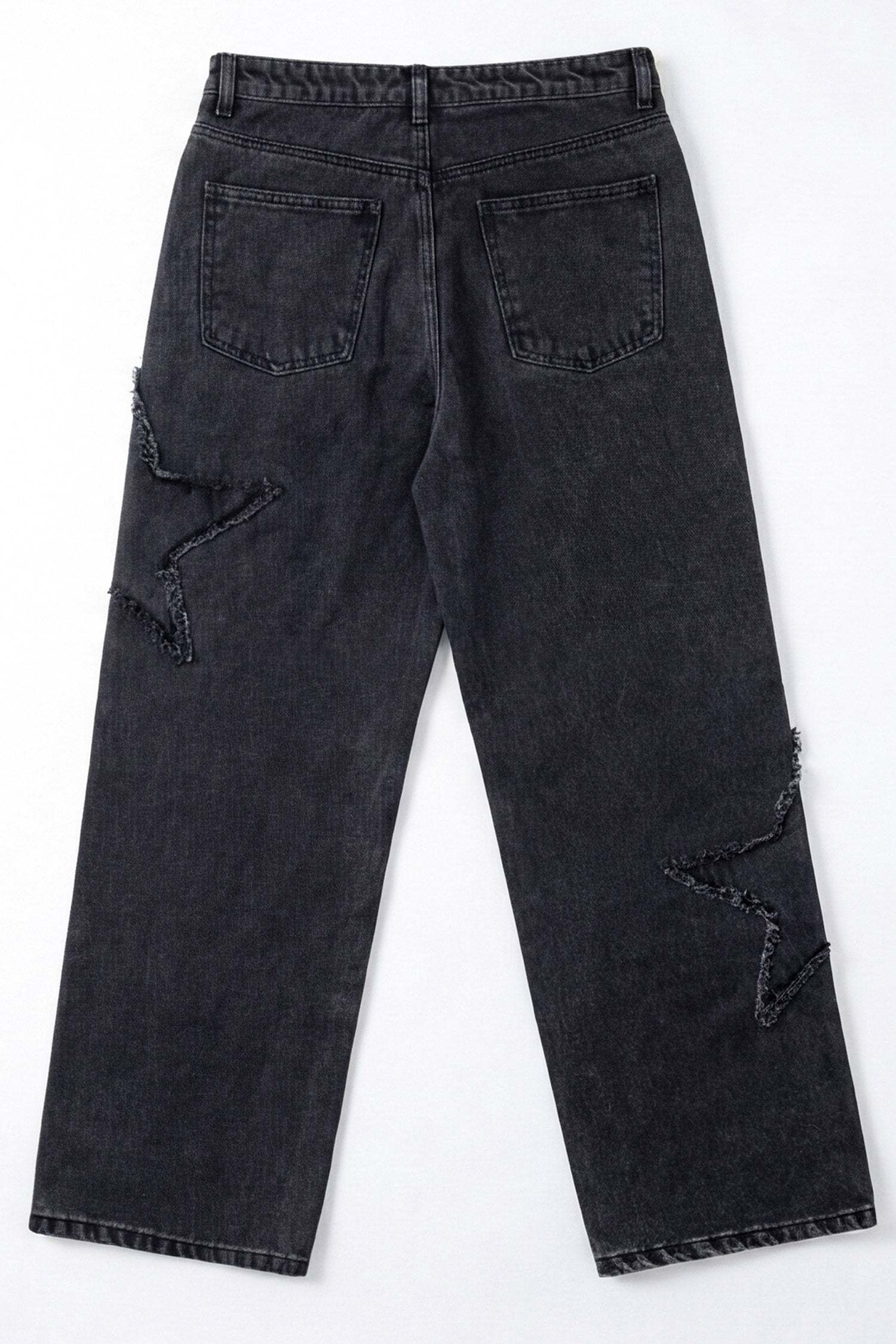 Signature Black Baggy Fit Denim Jeans - Hustle N Holla