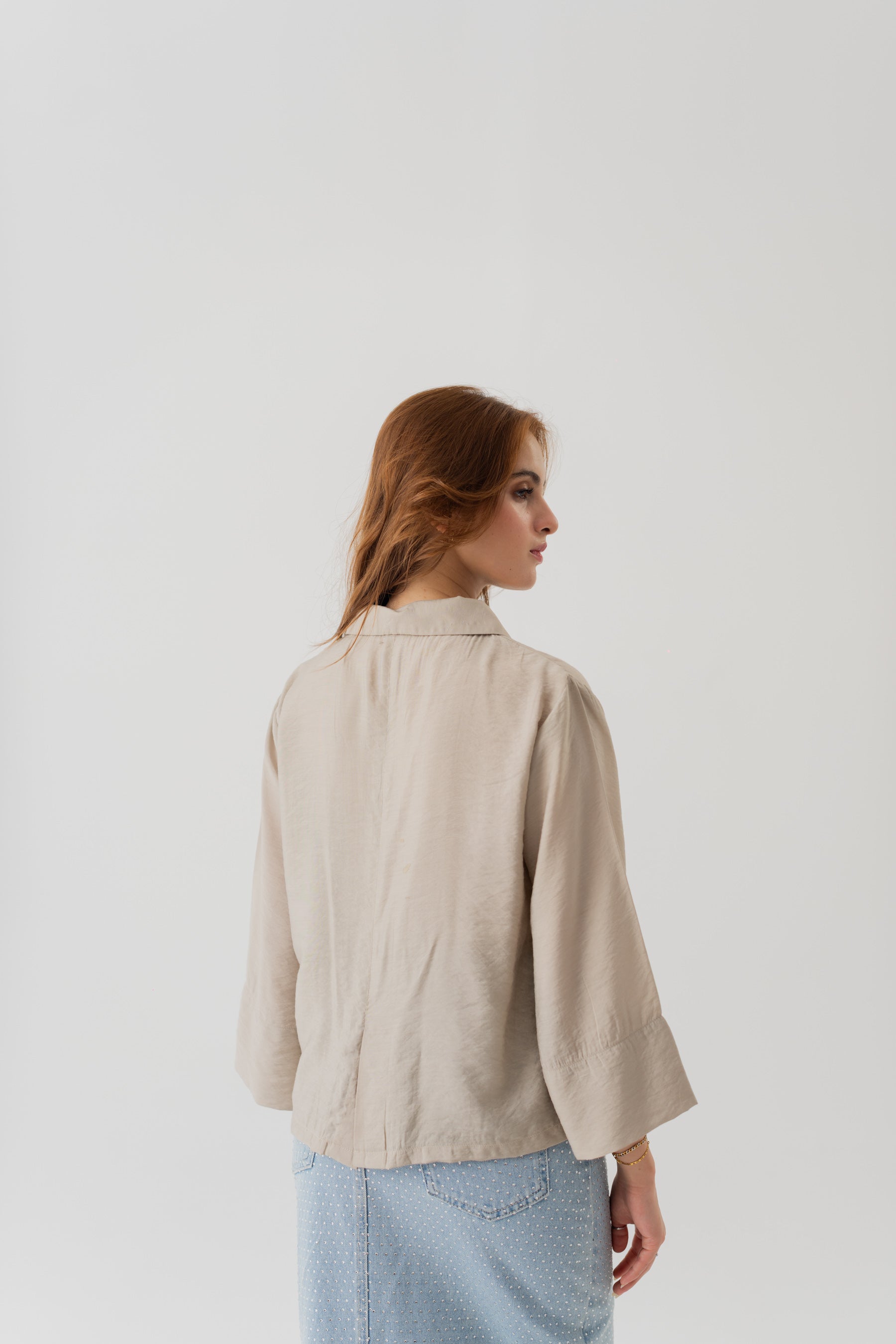 Sand Regular fit Button Down Shirt - Hustle N Holla