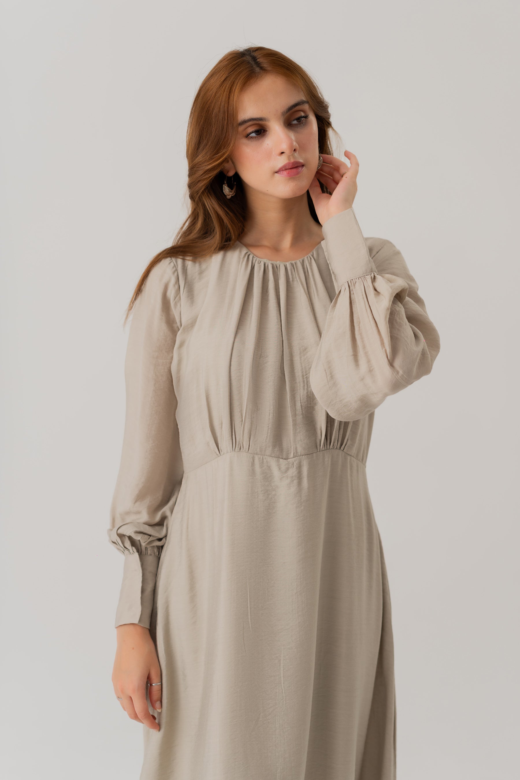 Grey Maxi Dress - Hustle N Holla