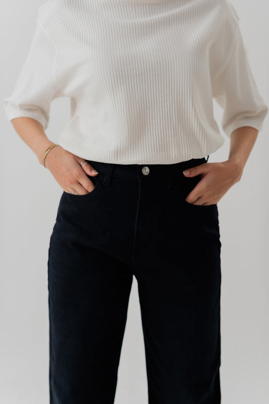Dark Wash Mom Fit Denim jeans - Hustle N Holla