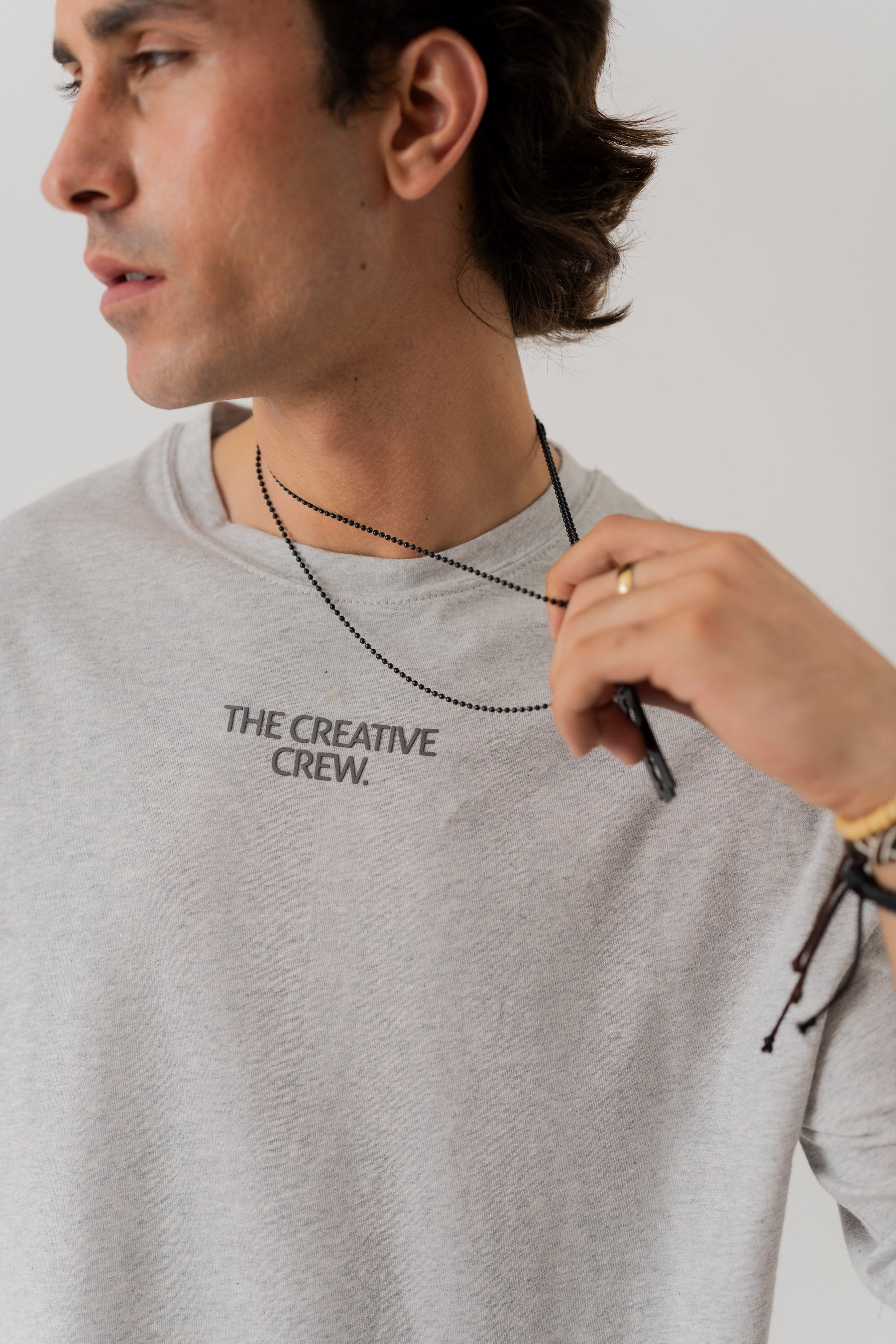 Grey Loose Fit Graphic T-Shirt - Hustle N Holla