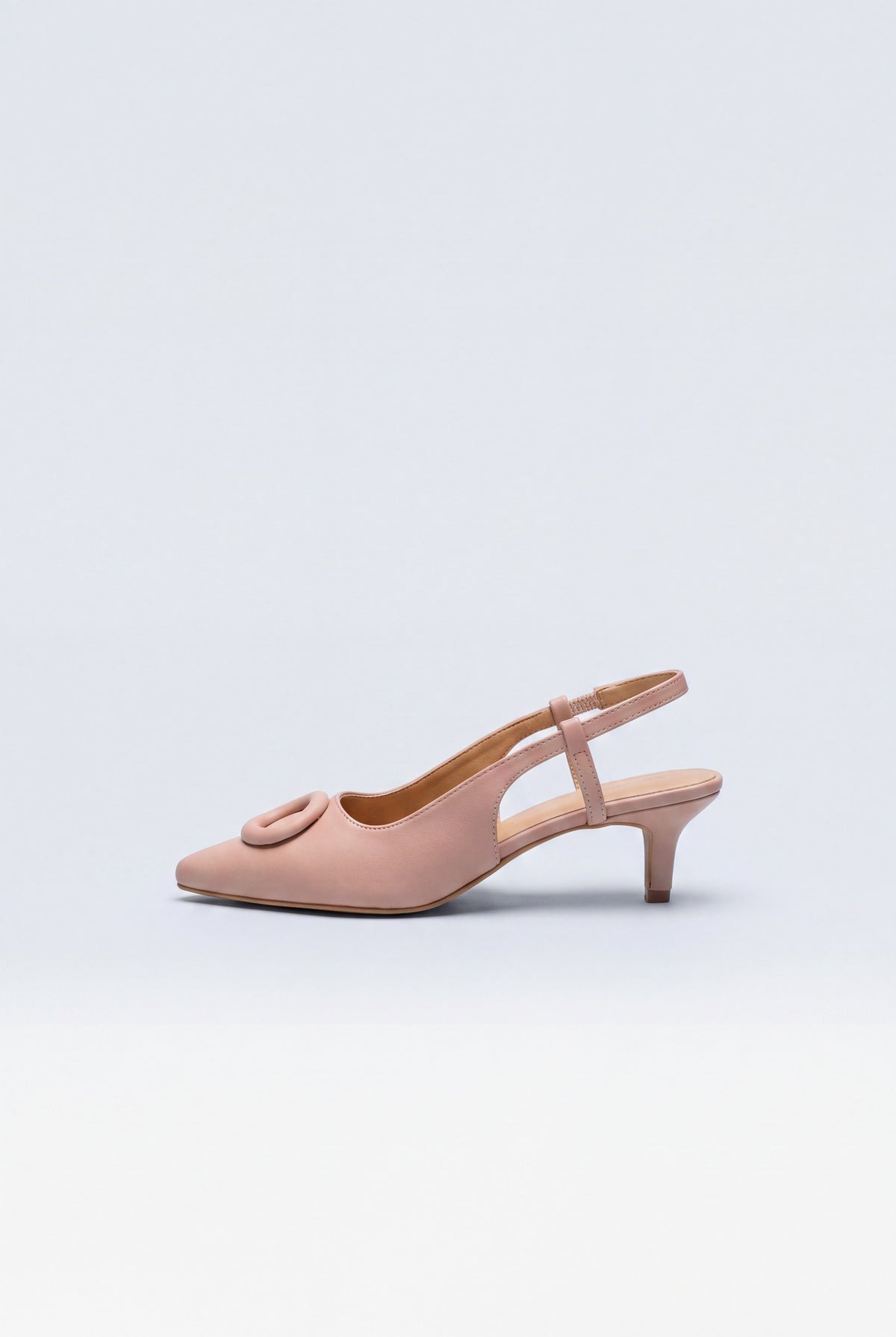 Taupe Slingback Heels - Hustle N Holla