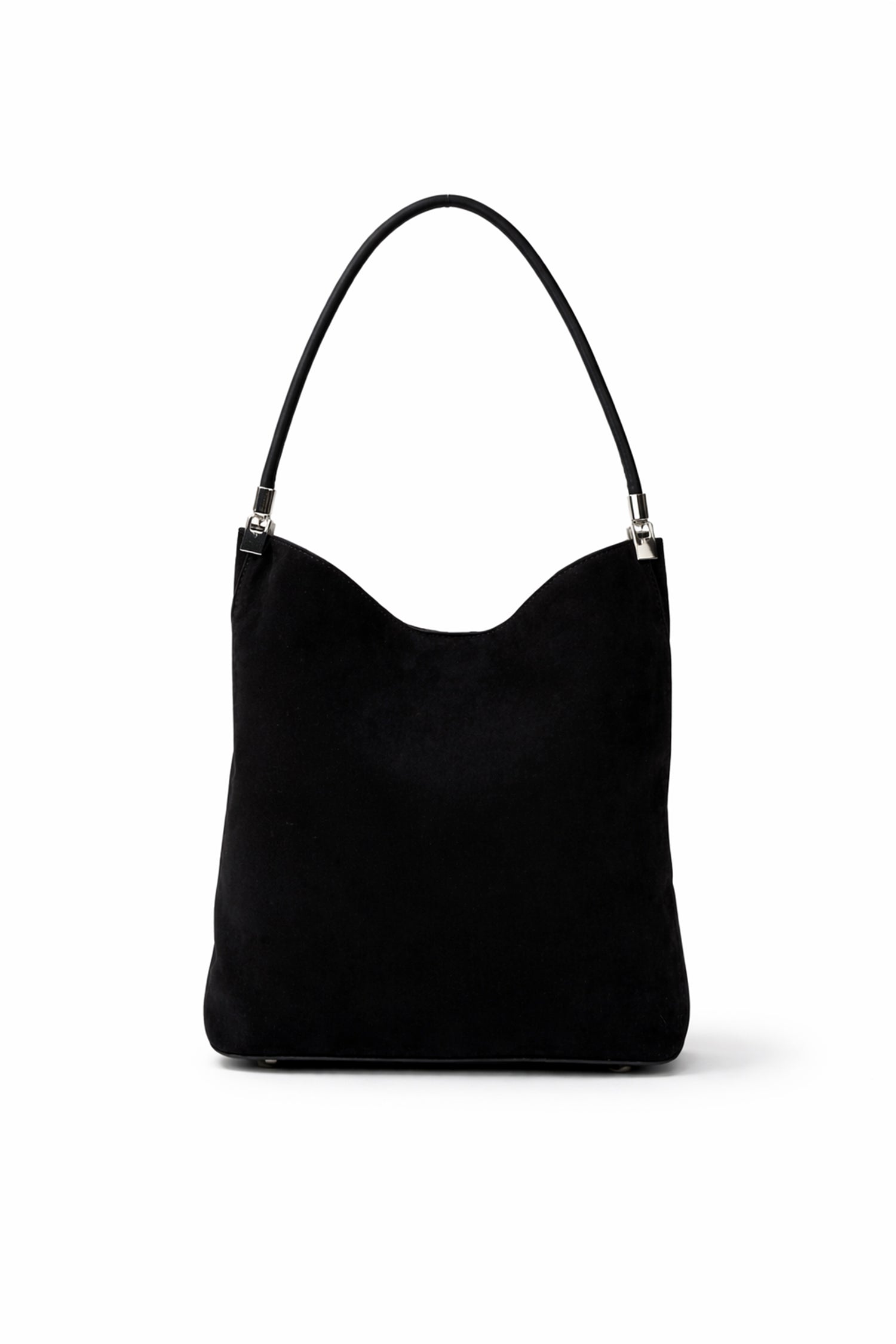 Black Slouchy Shoulder Tote with Matching Crossbody Pouch - Hustle N Holla