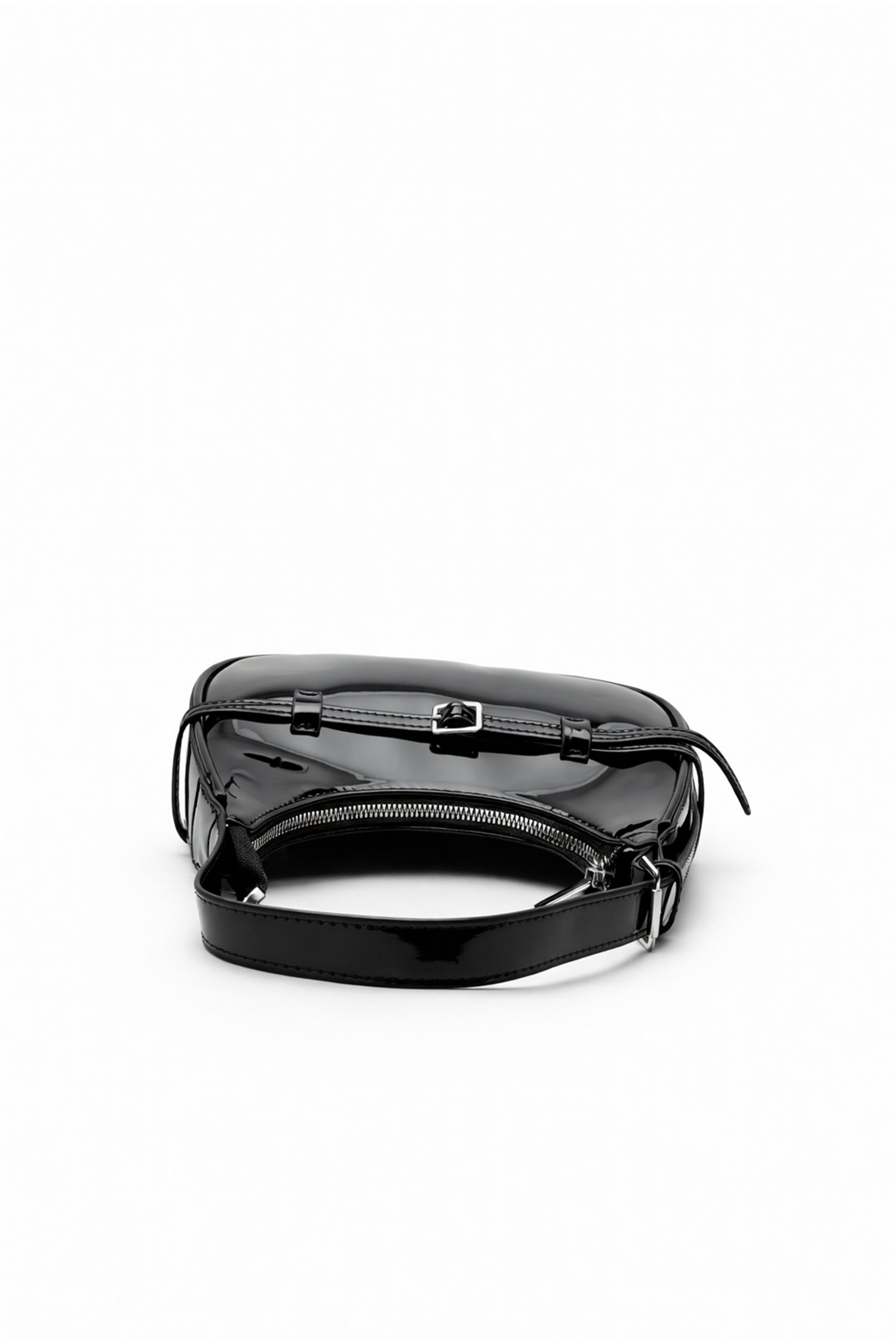 Black Baguette Bag - Hustle N Holla