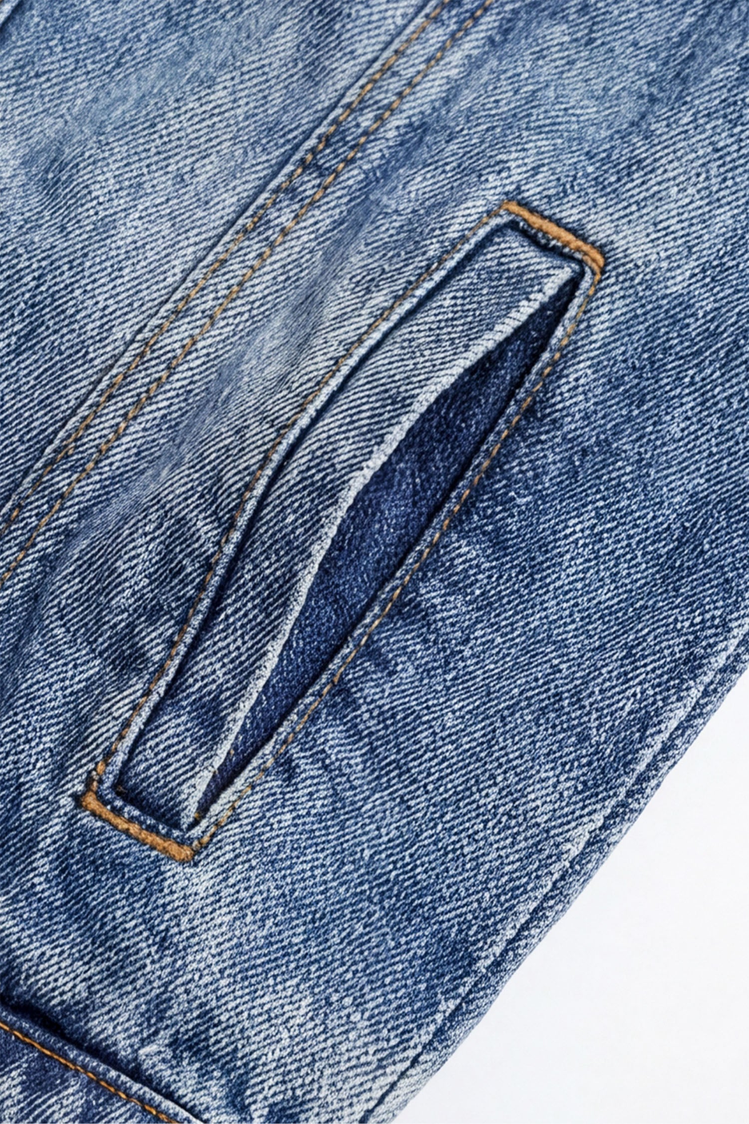 Blue Light Wash Relaxed Fit Denim Jacket - Hustle N Holla