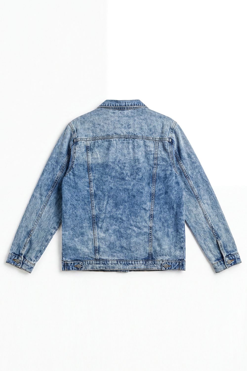 Blue Light Wash Relaxed Fit Denim Jacket - Hustle N Holla