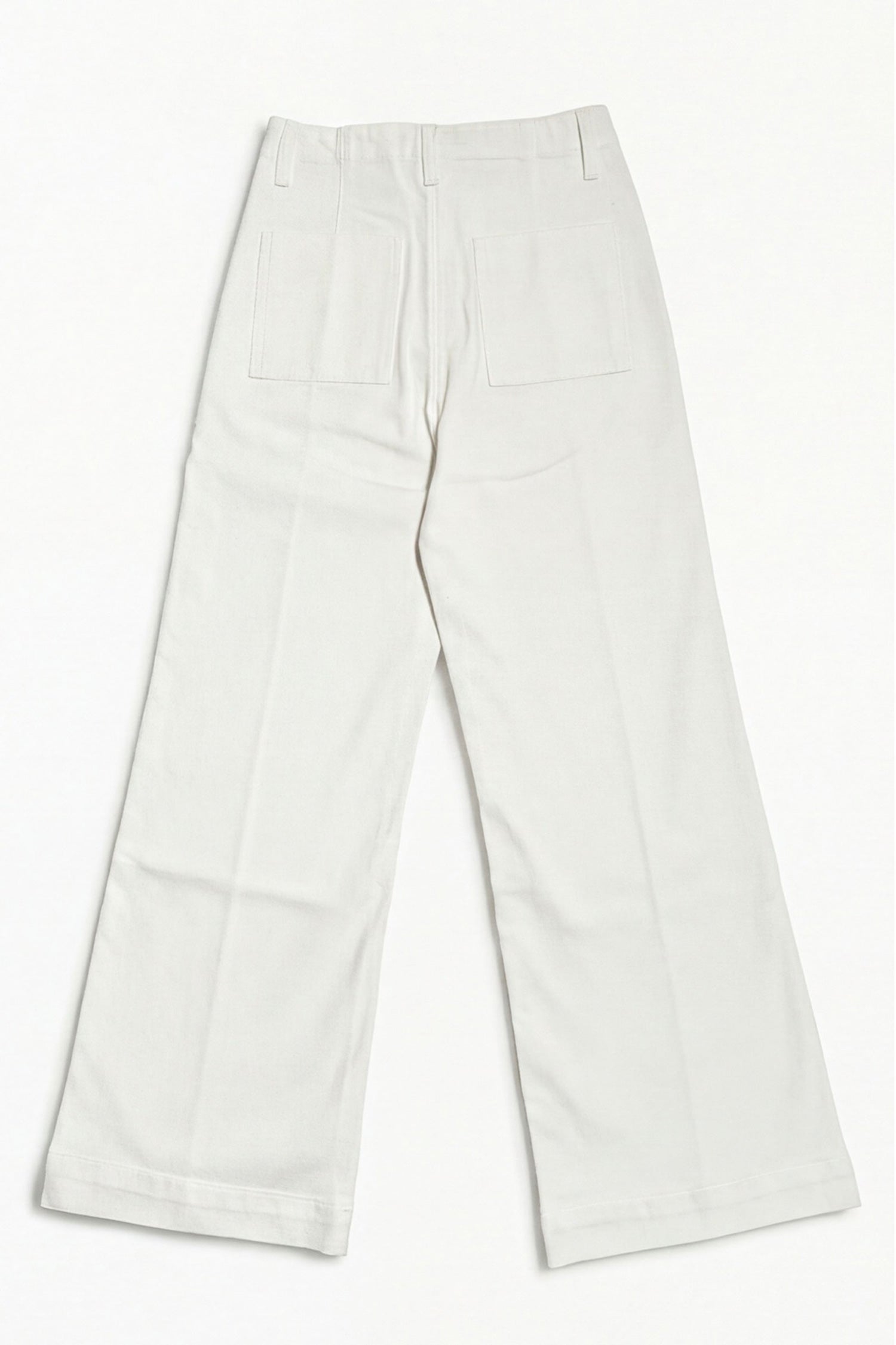 White High Waist Straight Fit Denim Jeans - Hustle N Holla