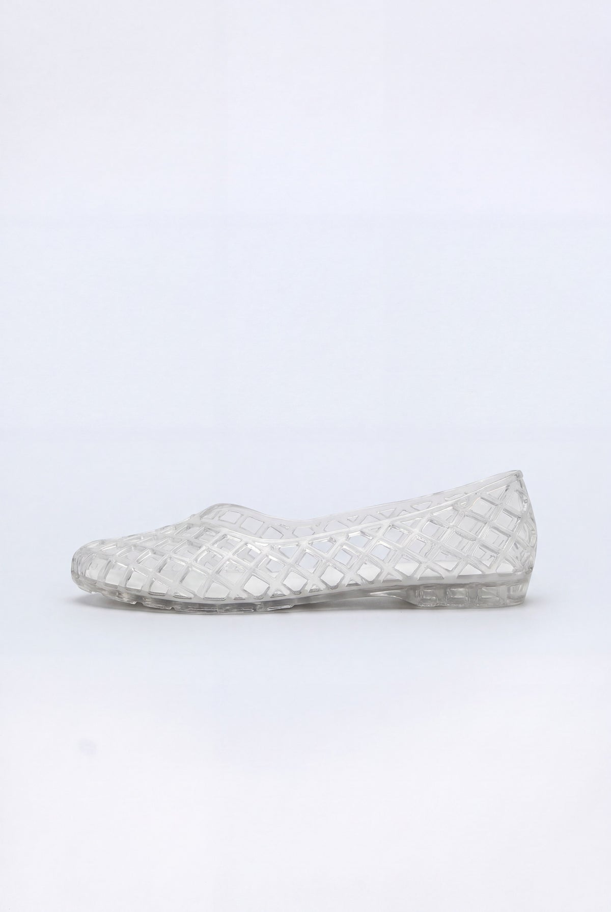 White Crystal Jelly Pumps - Hustle N Holla