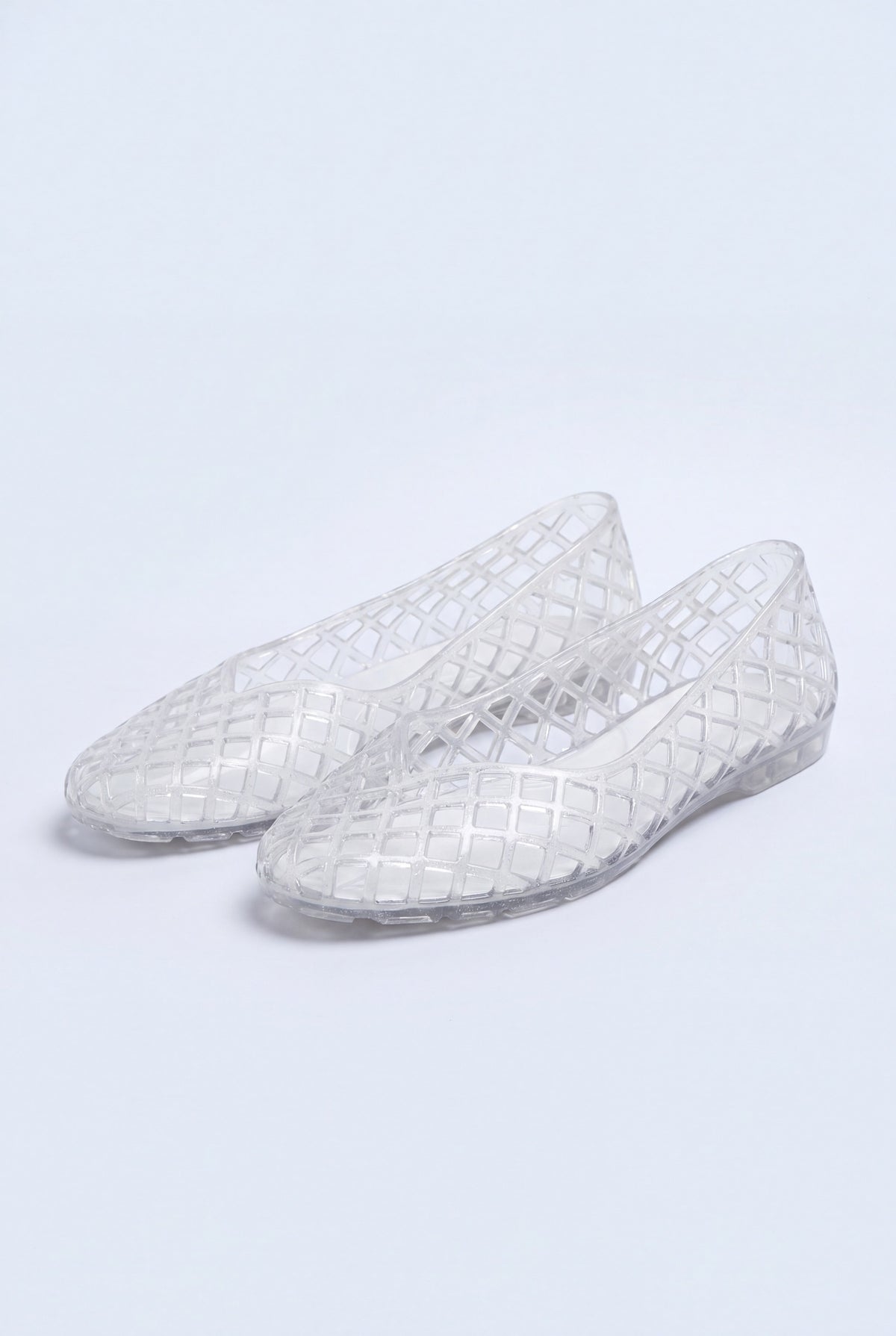 White Crystal Jelly Pumps - Hustle N Holla