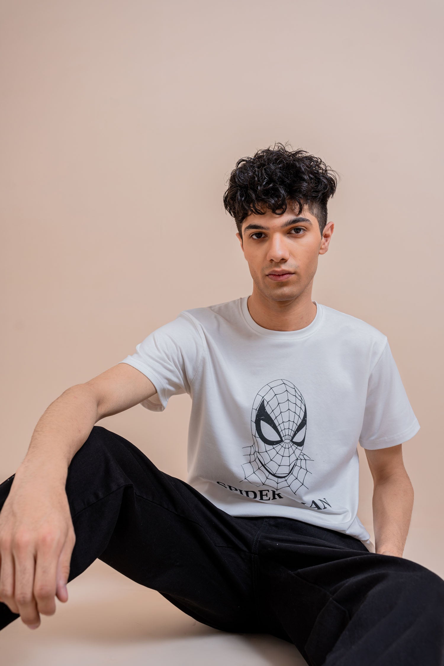 White Graphic Minor Fault T-shirt - Hustle N Holla