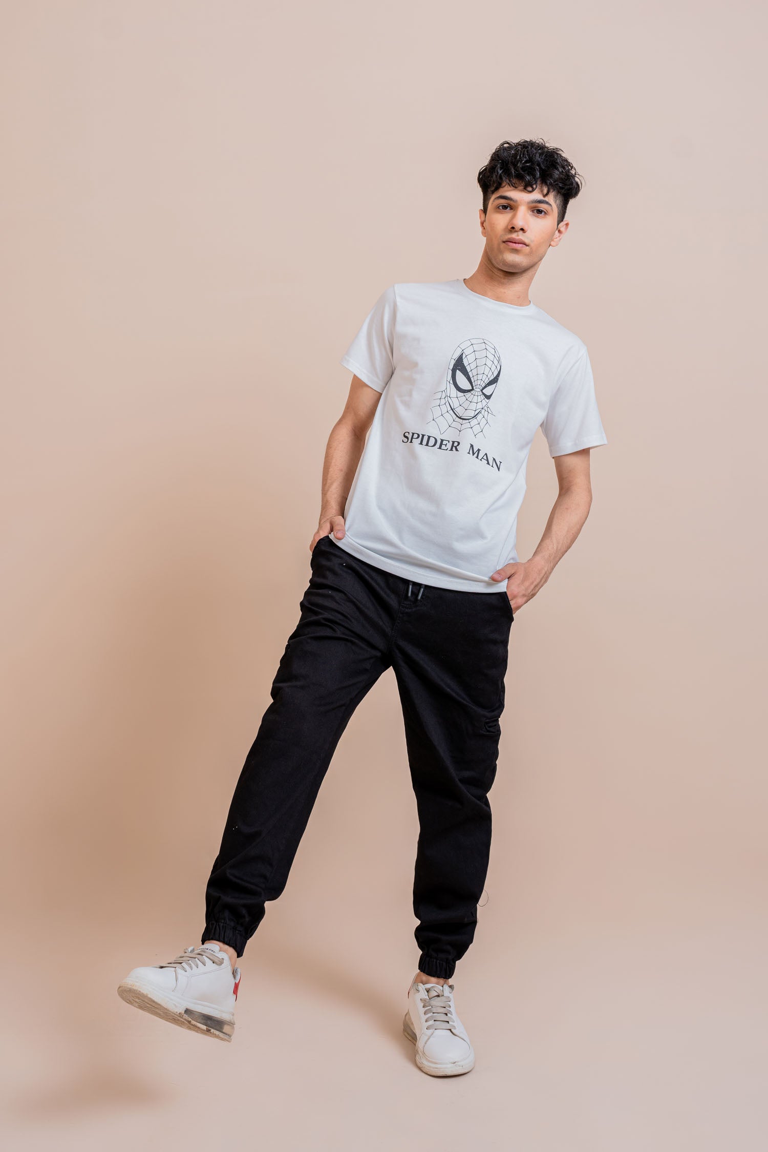 White Graphic Minor Fault T-shirt - Hustle N Holla
