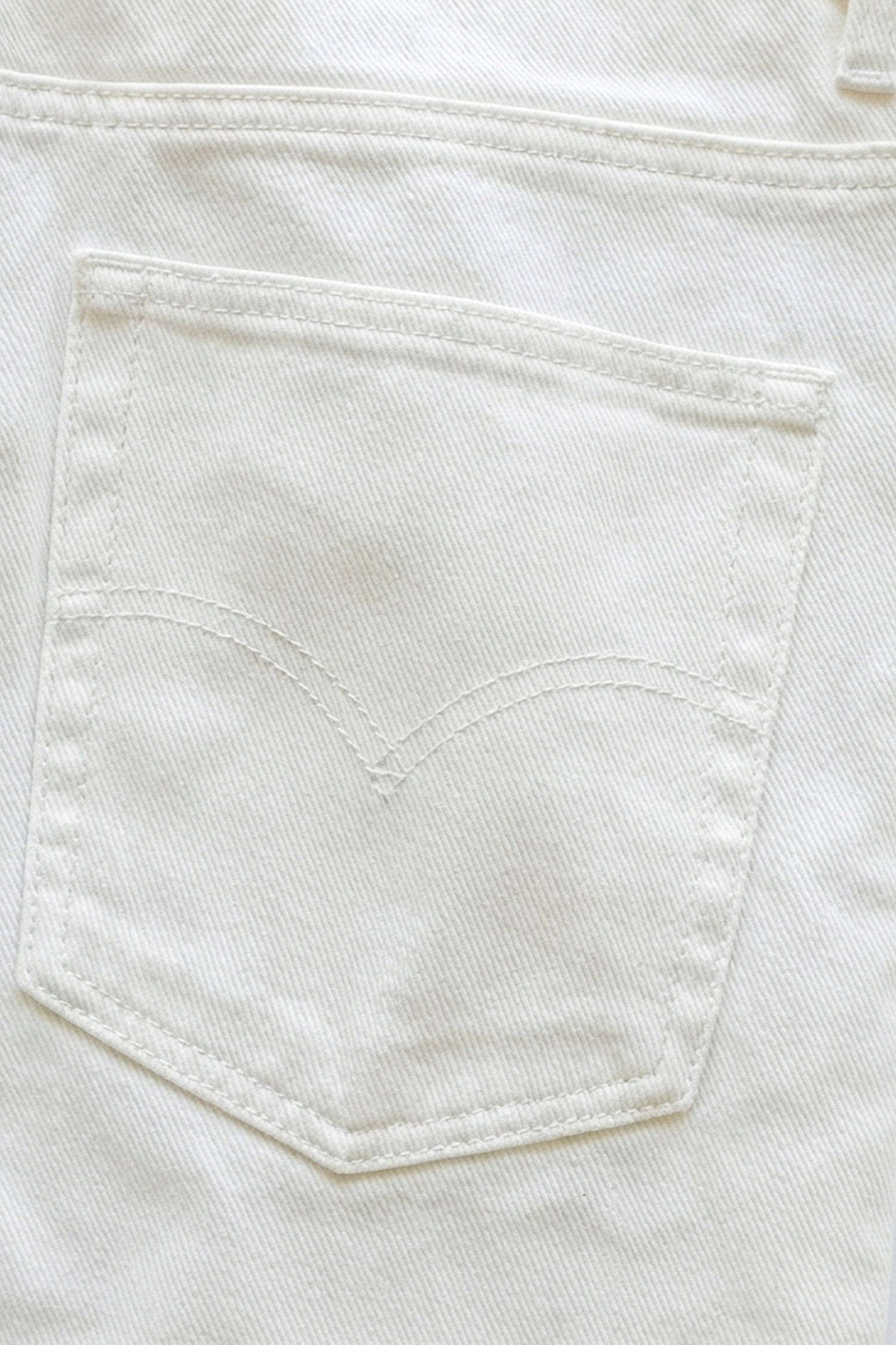 White Straight Fit Denim Jeans - Hustle N Holla