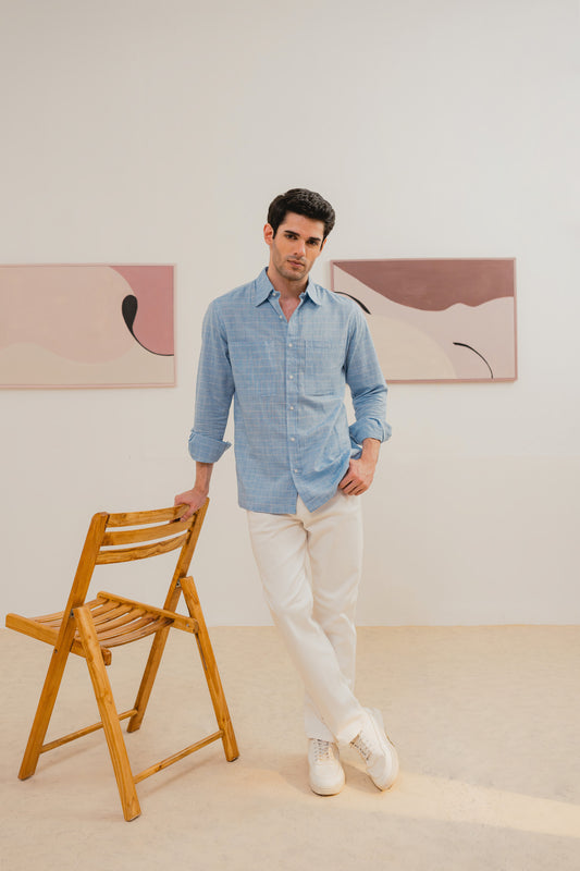 White Straight Fit Denim Jeans