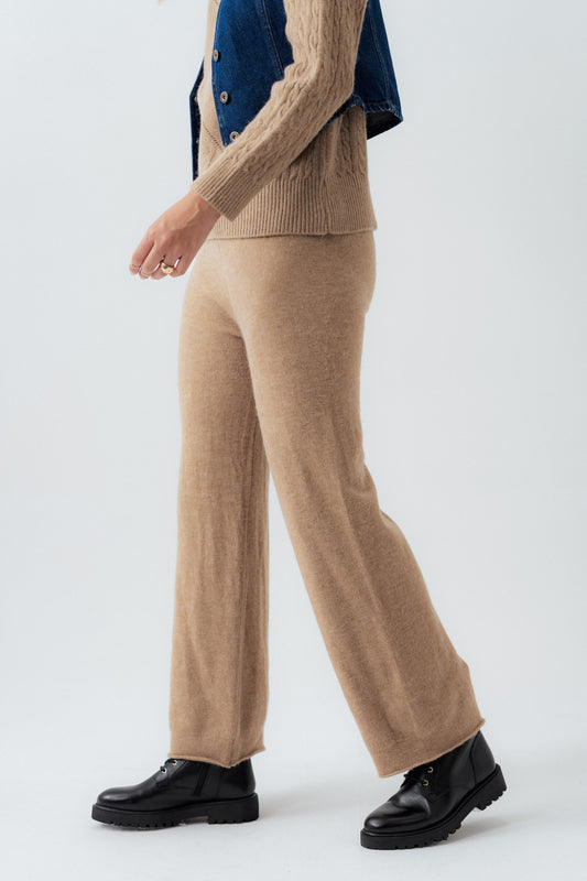 Fawn Straight Fit Trousers - Hustle N Holla