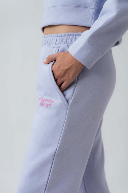 Lilac Straight FIt Sweatpants - Hustle N Holla