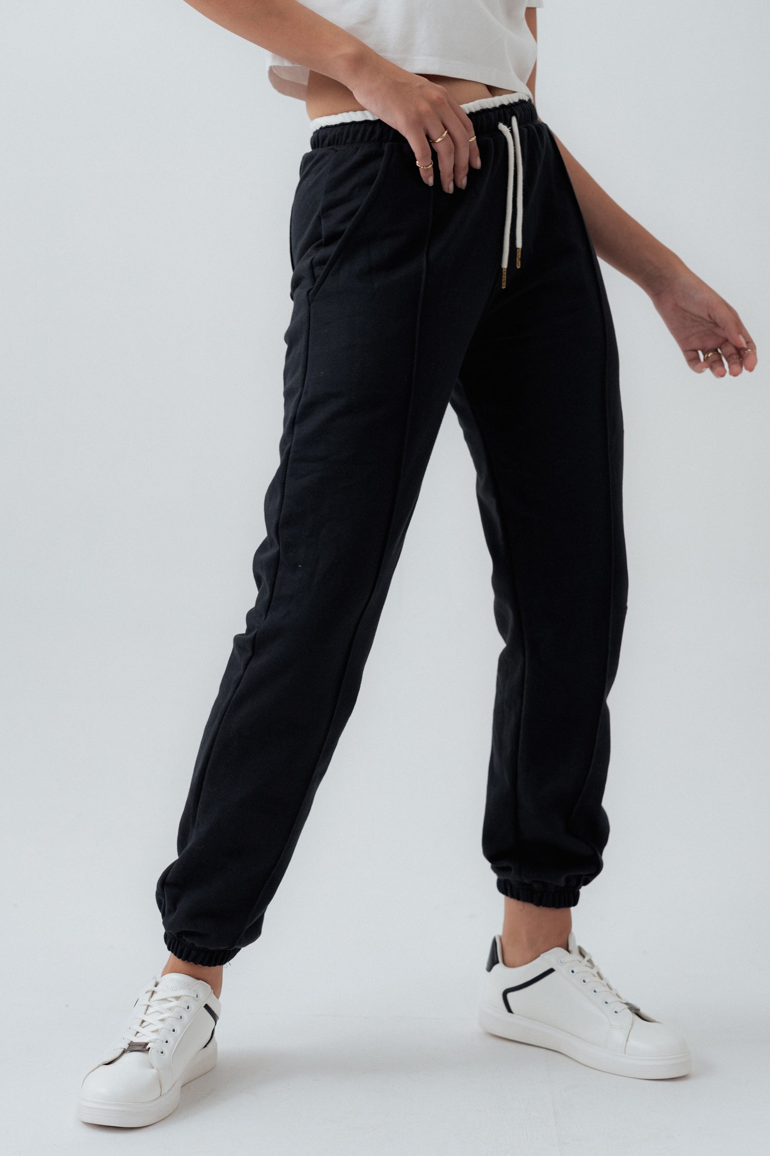 Double Waistband Sweatpants