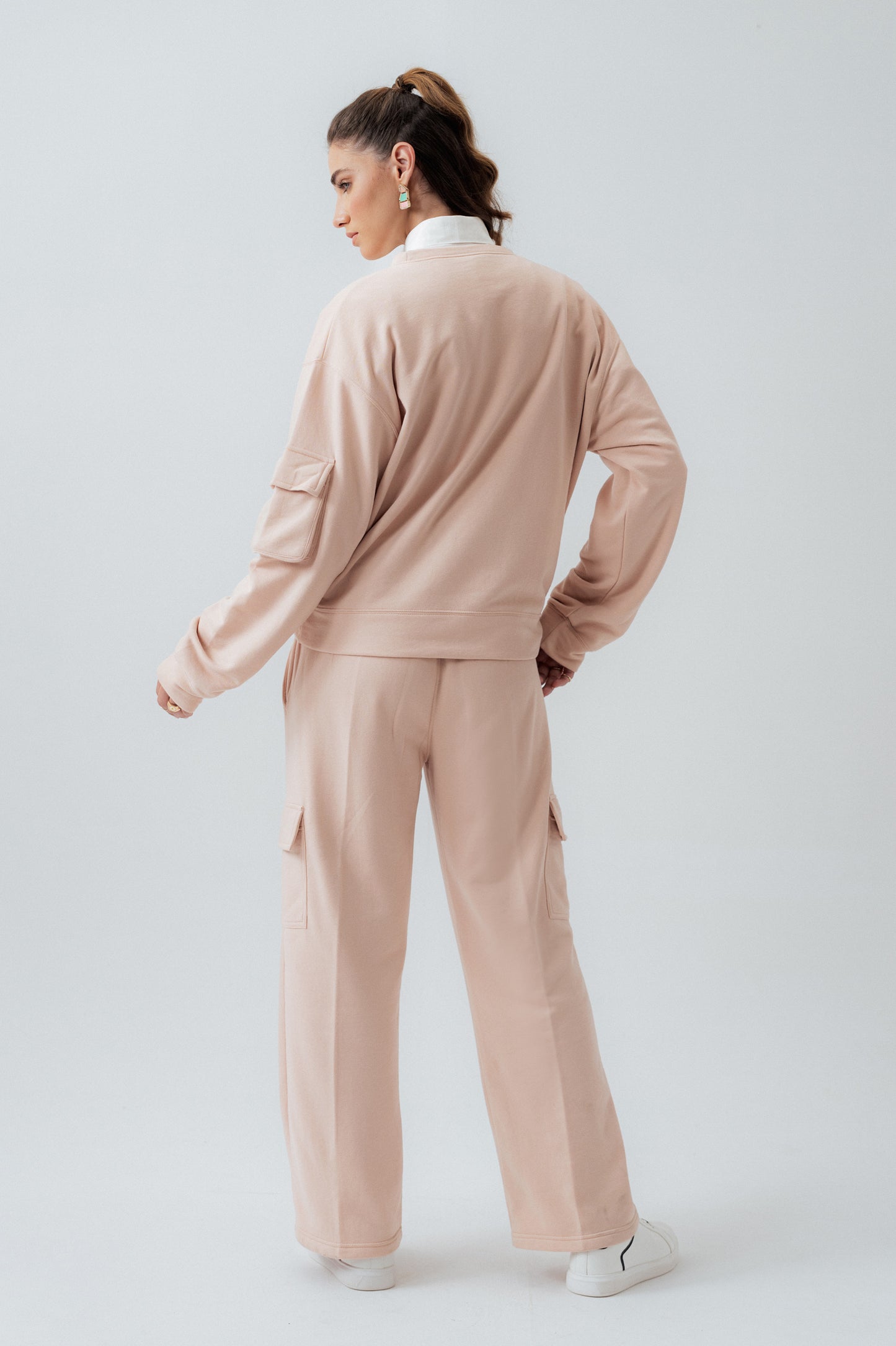 Peach Straight Fit Sweatpants - Hustle N Holla