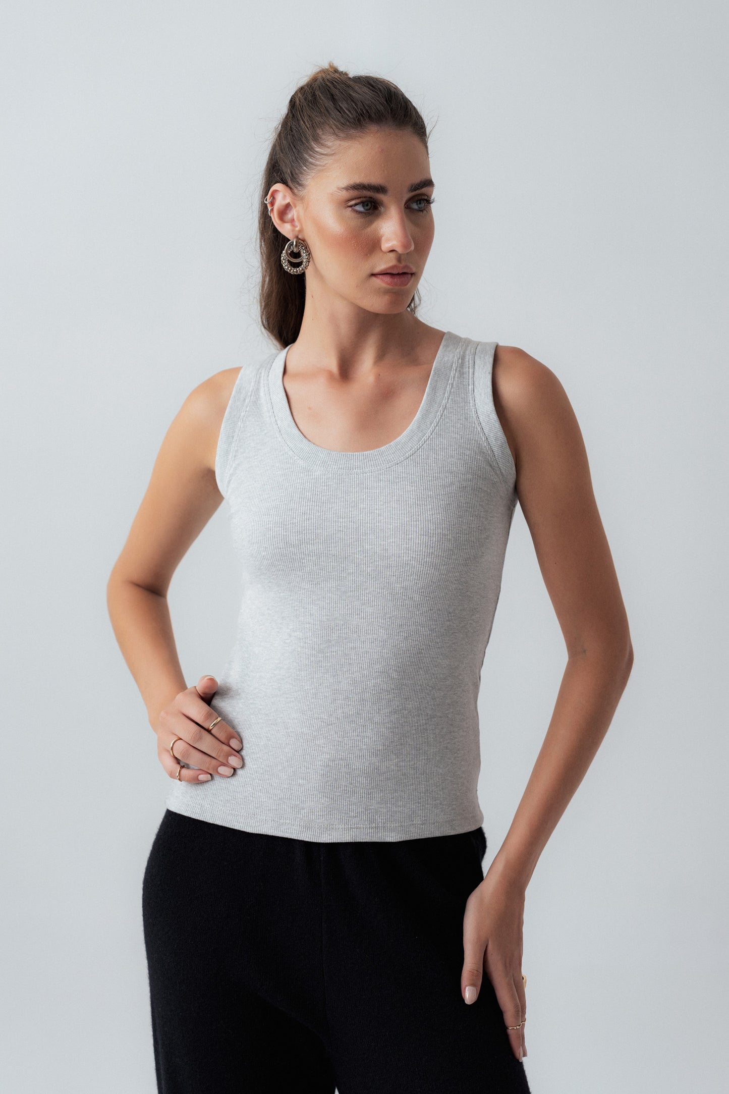 Sleeveless Ribbed Top - Hustle N Holla