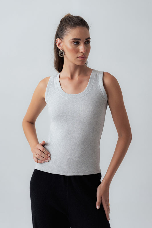 Sleeveless Ribbed Top - Hustle N Holla