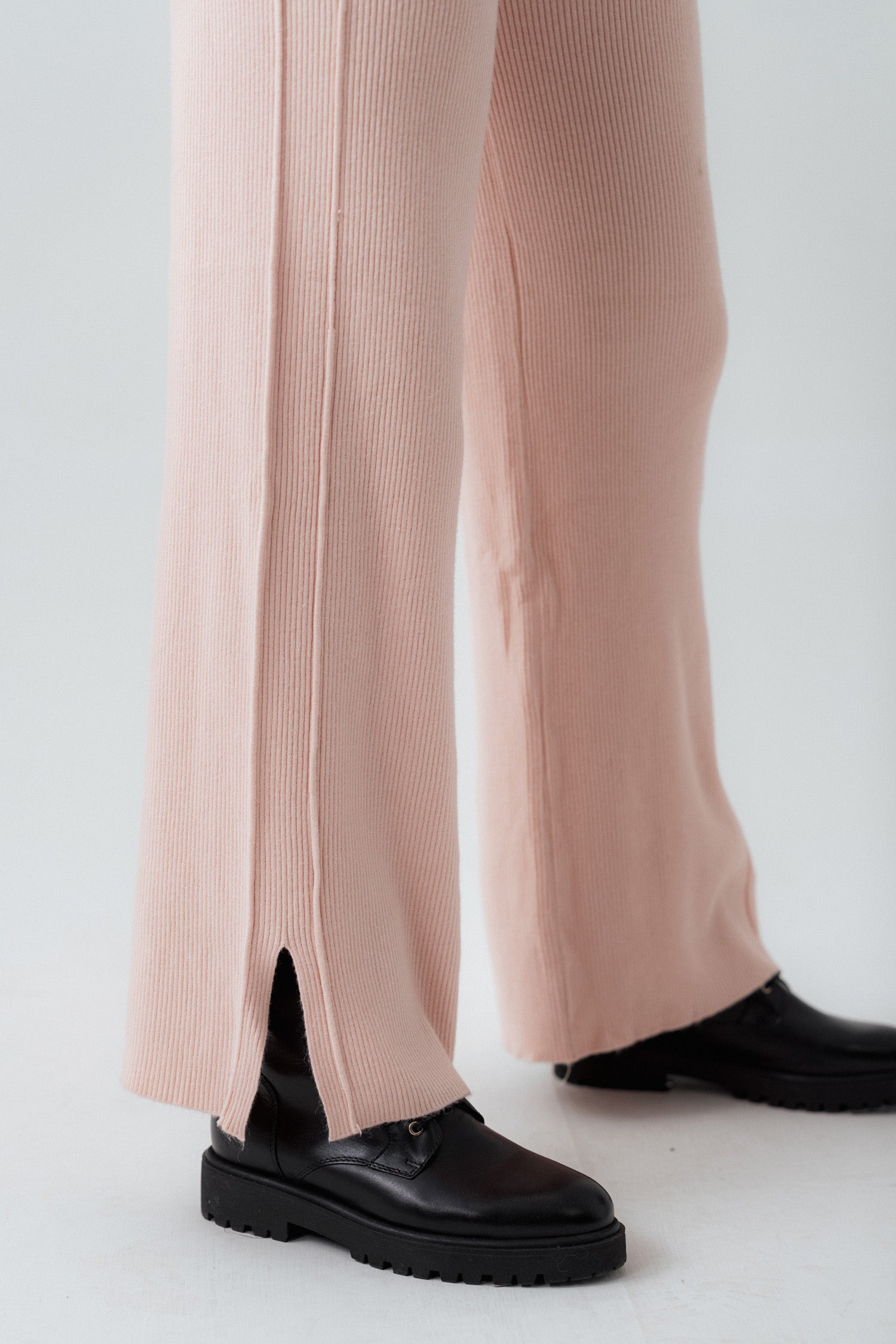 Pink Straight Fit Trousers - Hustle N Holla