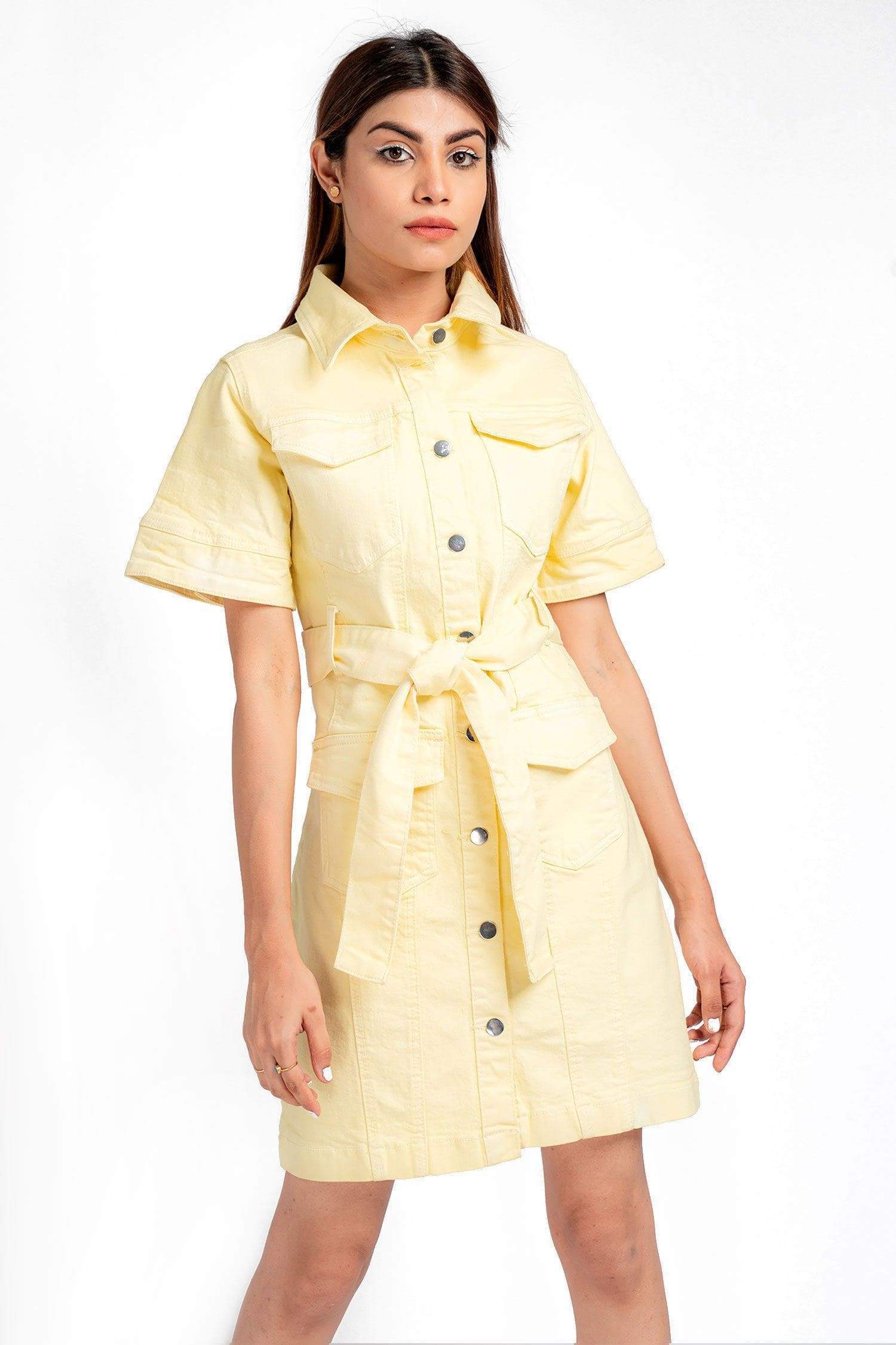 Yellow Trina Dress - Hustle N Holla