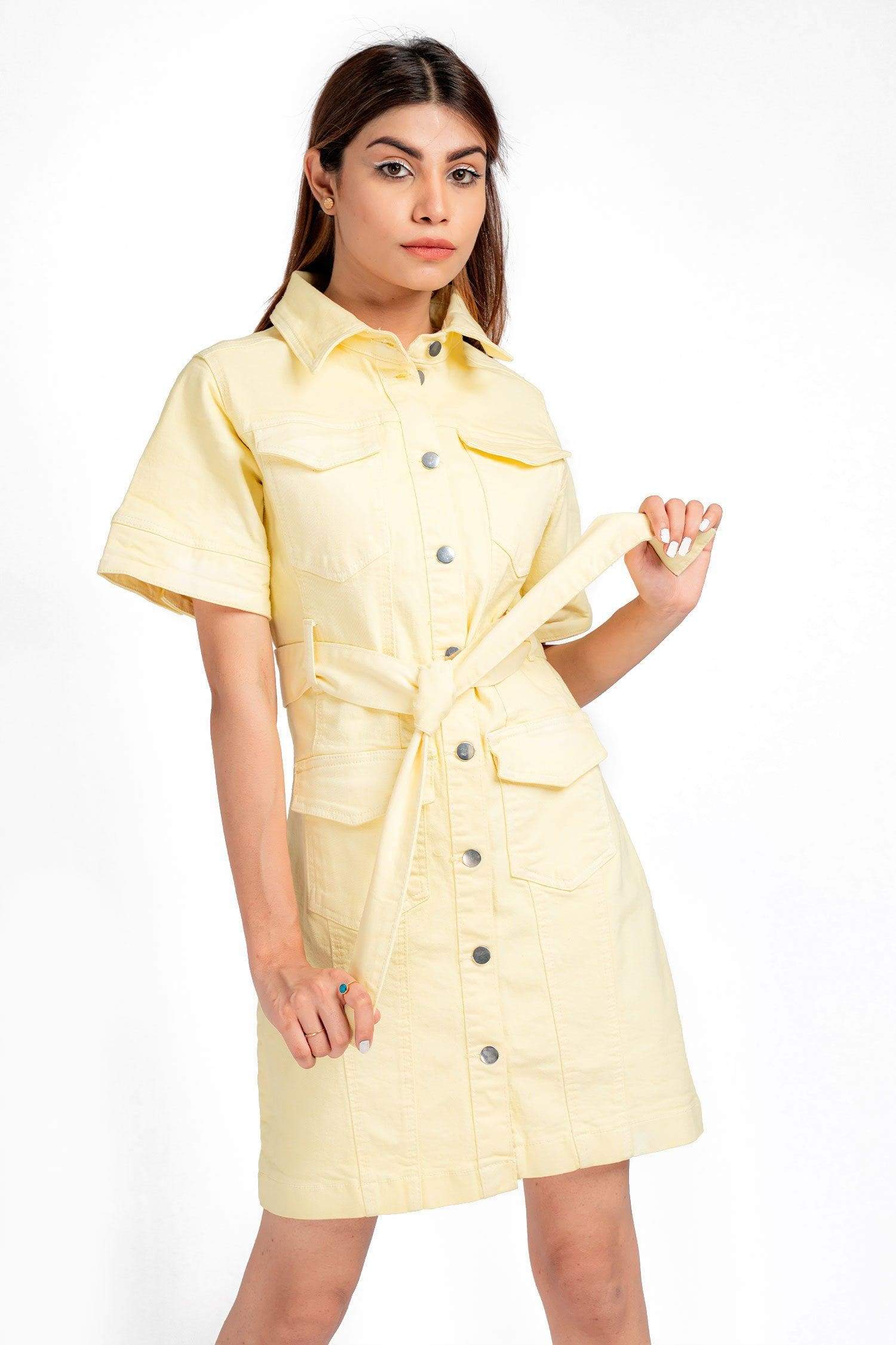 Yellow Trina Dress - Hustle N Holla