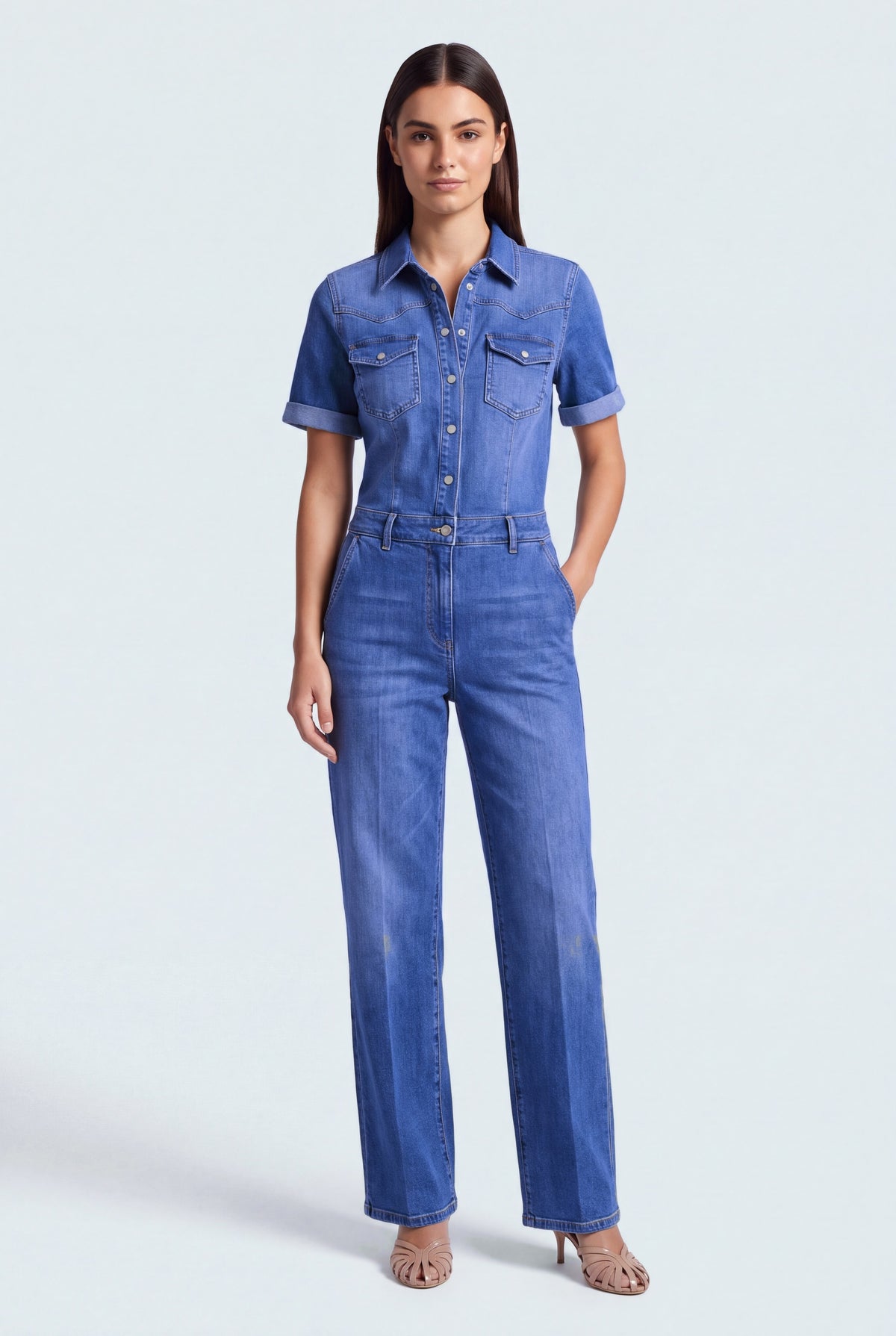 Alejandra Jumpsuit - Front View - Hustle N Holla