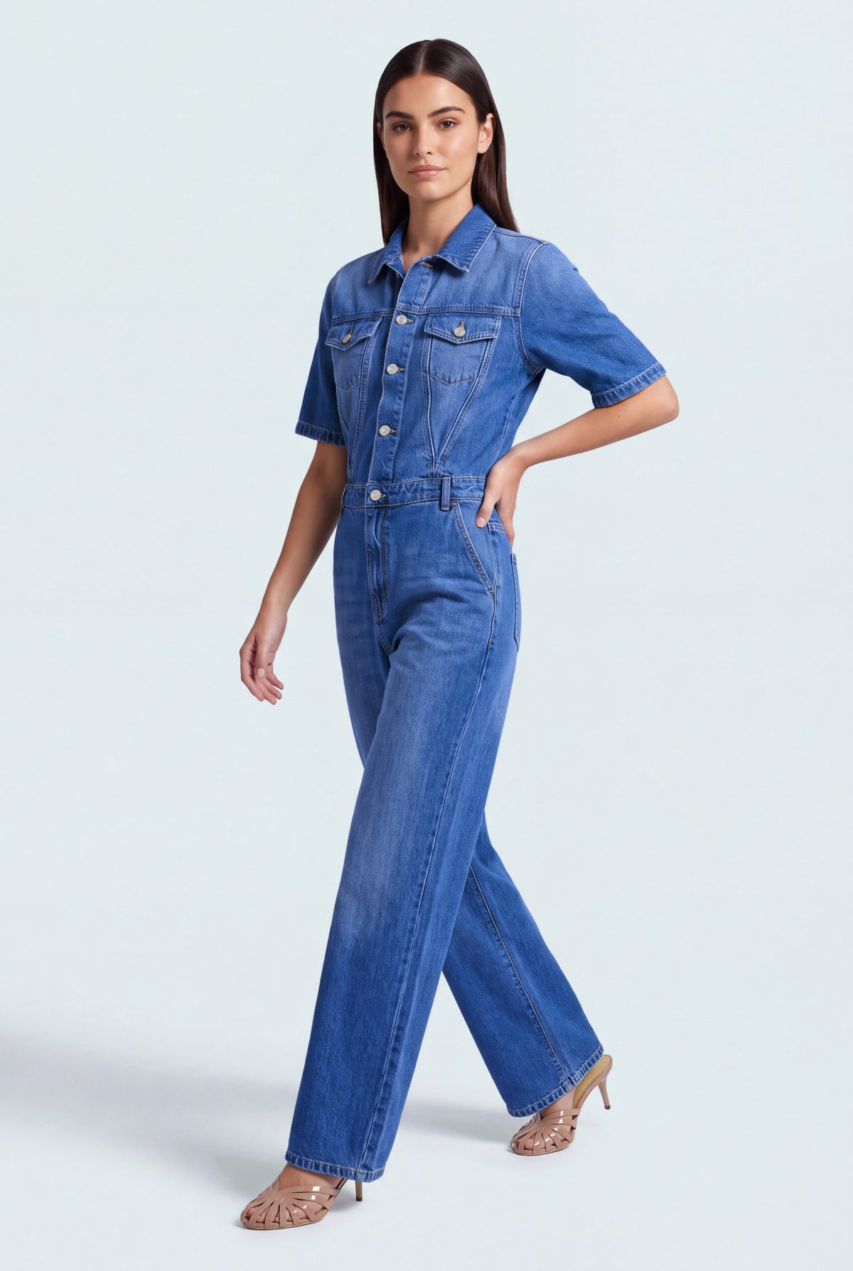 Alejandra Jumpsuit - Front View - Hustle N Holla