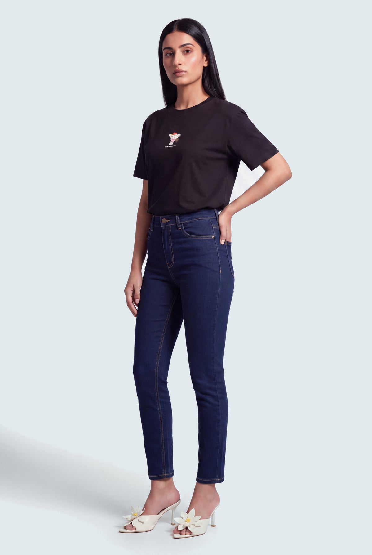 Amyra Basic Fit Jeans - Hustle N Holla