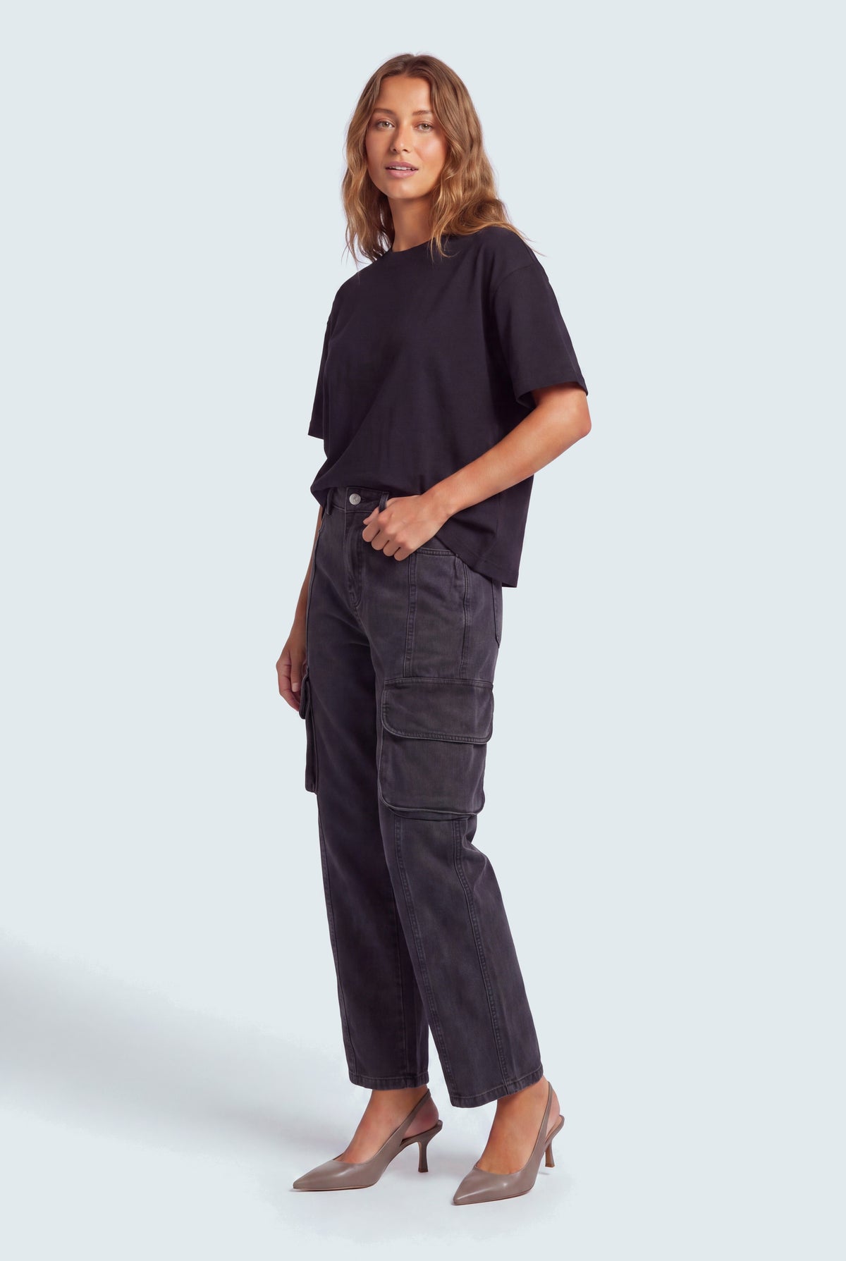 Ayla Cargo Jeans - Hustle N Holla