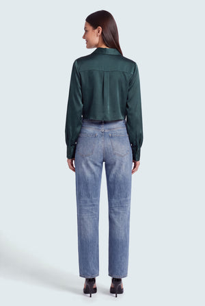 Basic Vintage Wash Straight Fit Jeans - Hustle N Holla