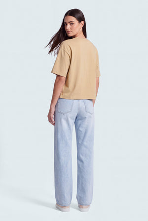 Beige Oversized Graphic T-Shirt - Hustle N Holla