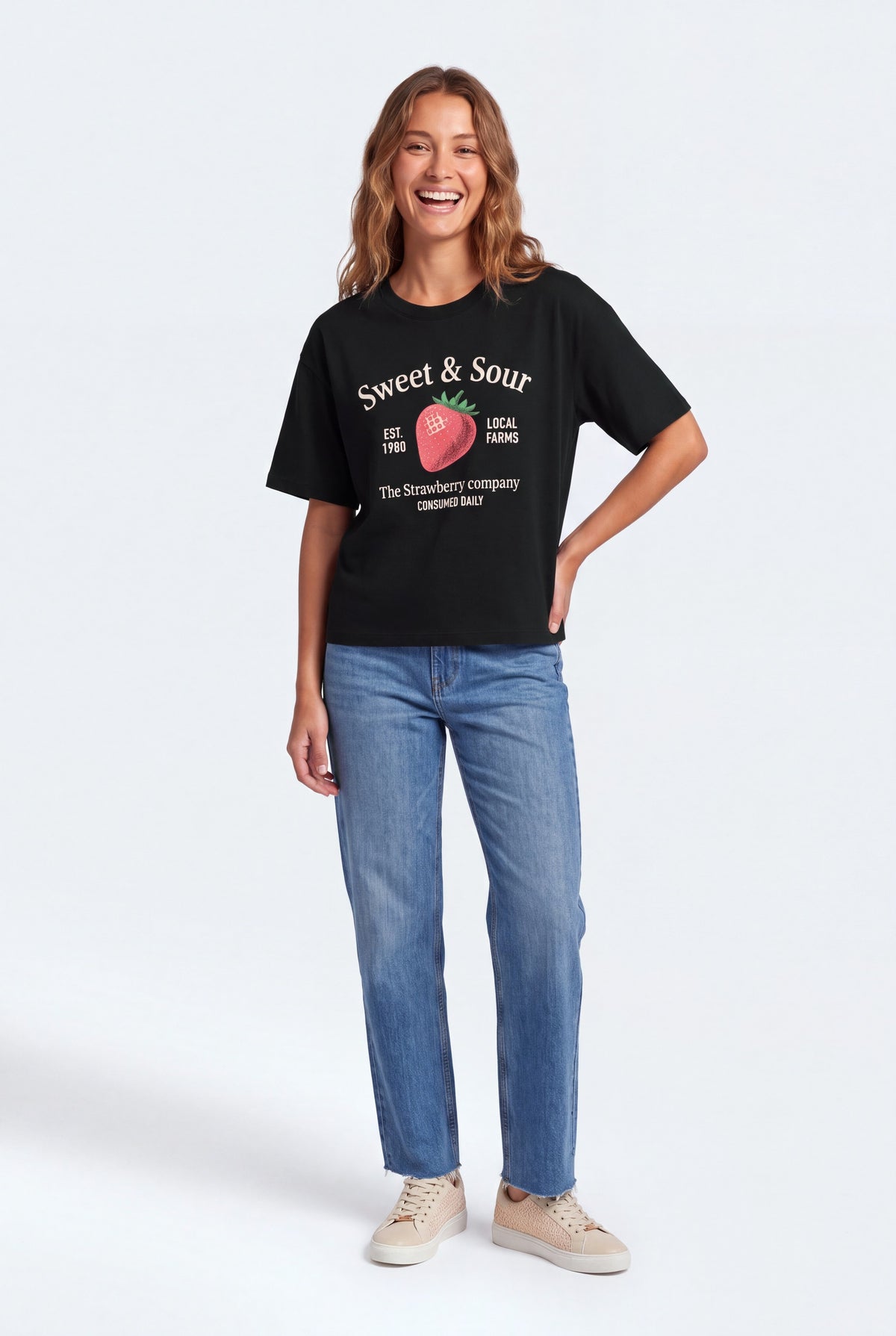 Black Boxy Fit T-Shirt - Hustle N Holla