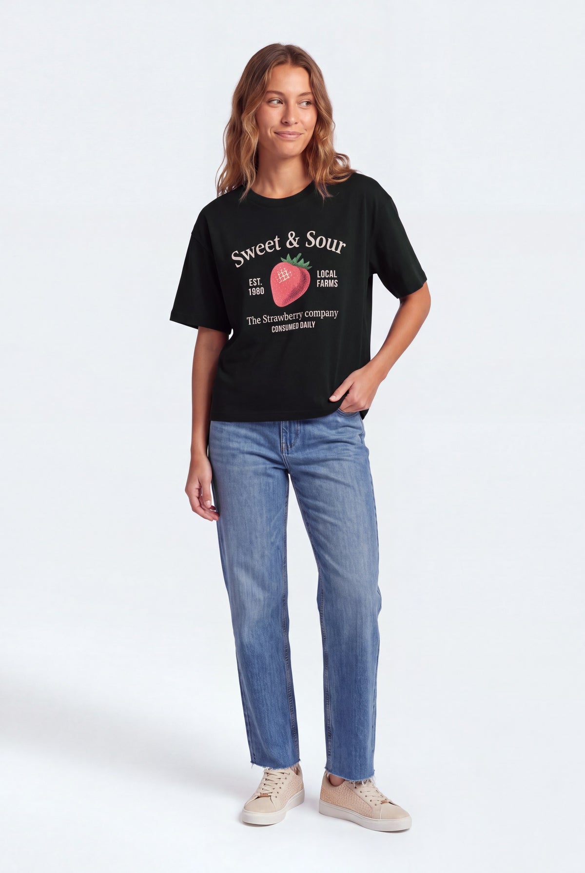 Black Boxy Fit T-Shirt - Hustle N Holla