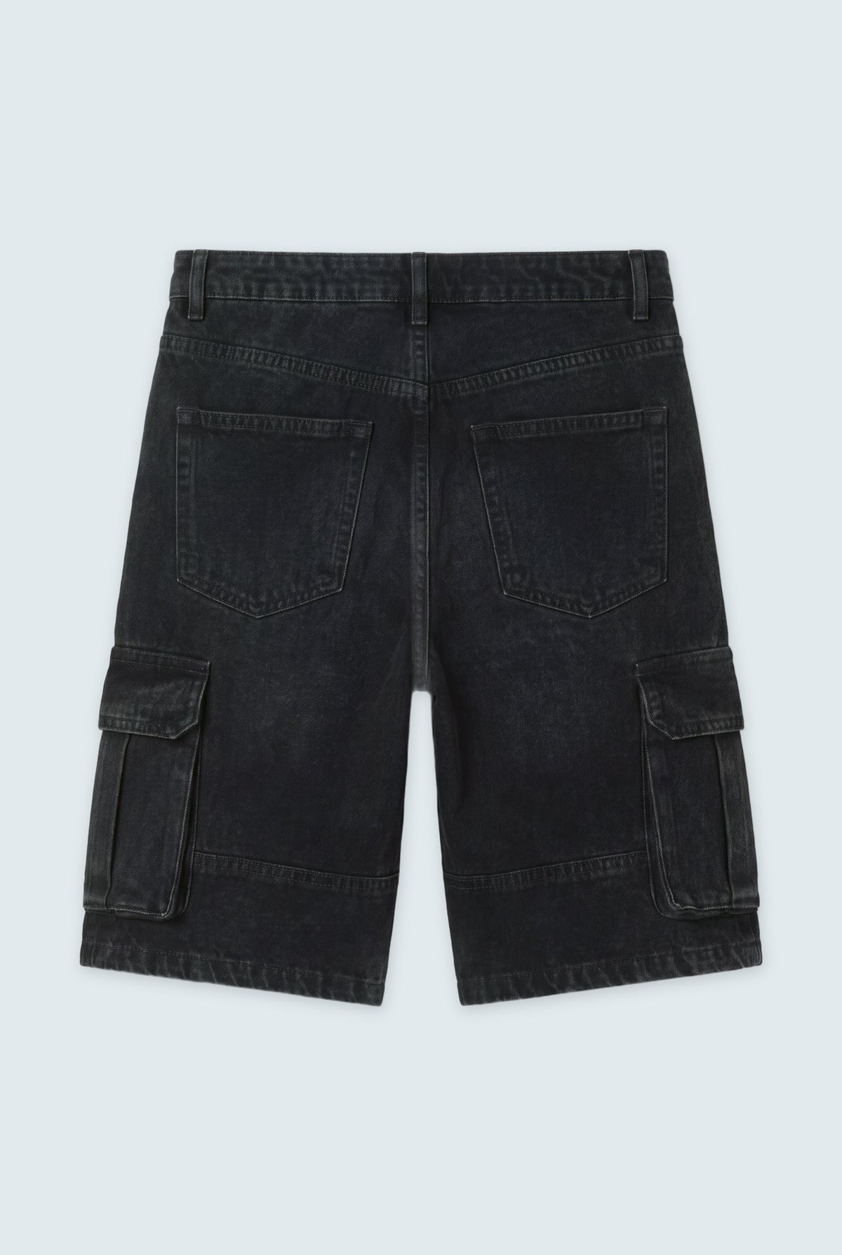 Black Cargo Denim Shorts - Hustle N Holla