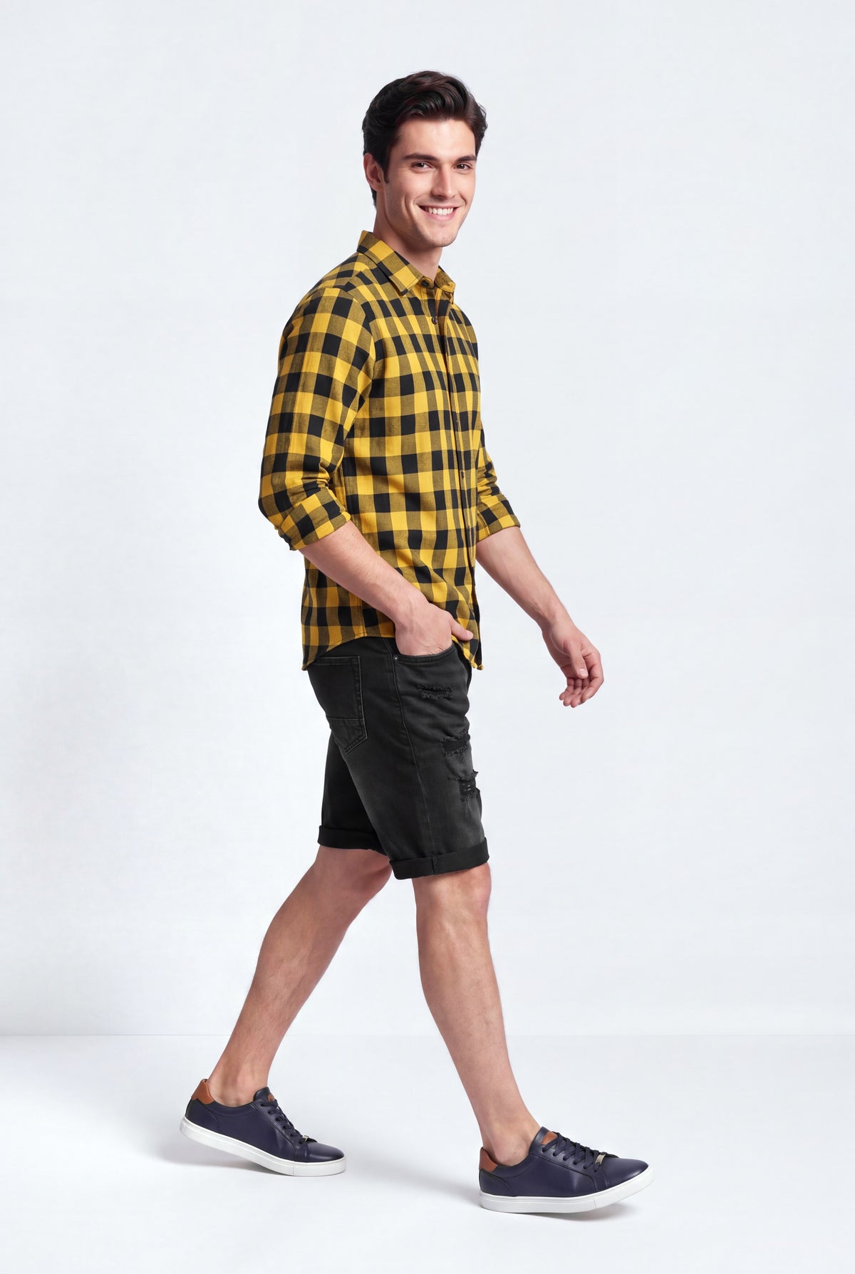 Black Denim Shorts - Hustle N Holla