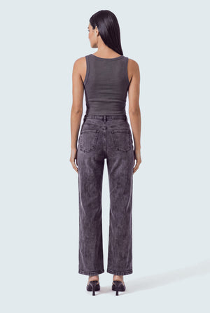 Black Distressed Denim Jeans - Hustle N Holla